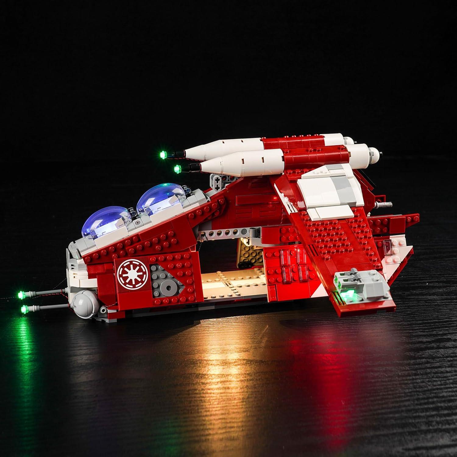 Kit de Luz LED Hilighting para Lego 75354 Nave de Combate