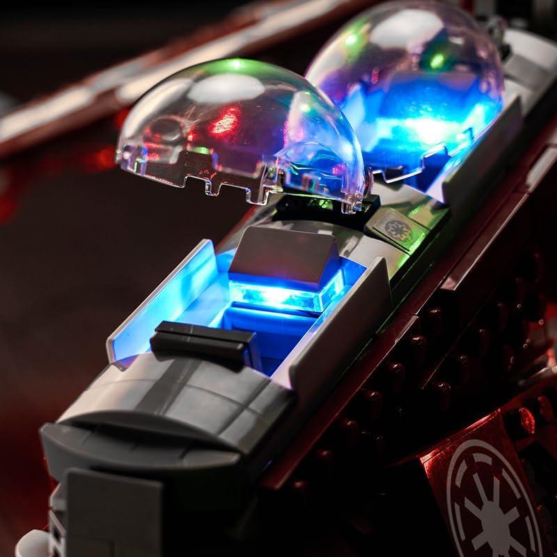 Kit de Luz LED Hilighting para Lego 75354 Nave de Combate