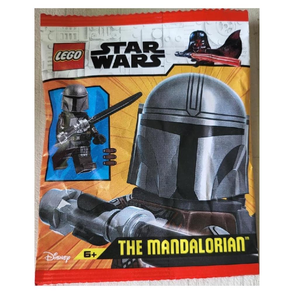 Minifigura LEGO Star Wars Mandaloriano Din Djarin con Sable Oscuro