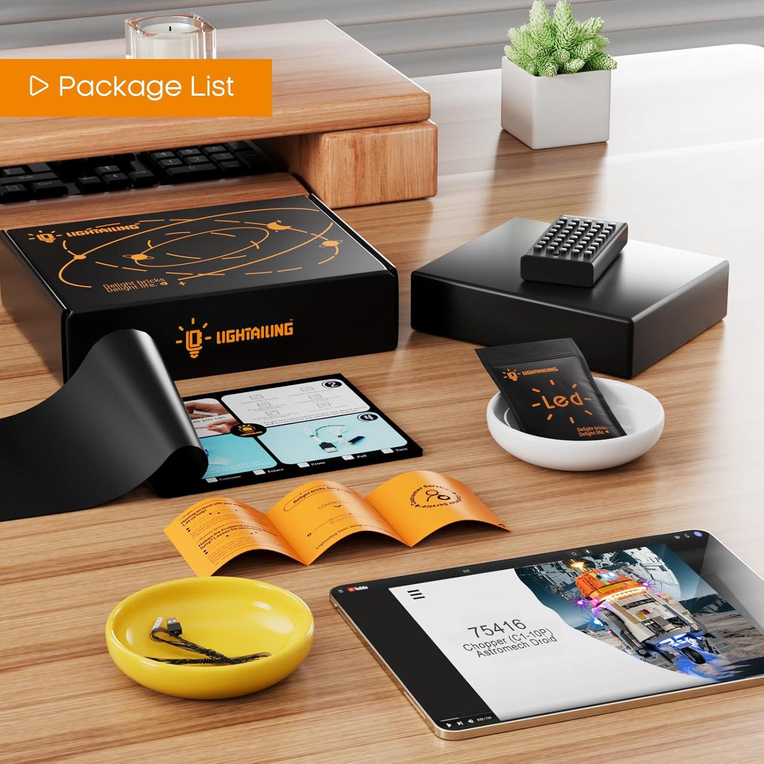 Kit de Iluminación LED Lightailing para Lego 75416 Chopper