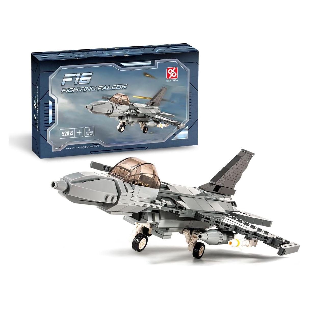 Set de Bloques de Construcción DAHONPA F-16 Halcón 520 Piezas