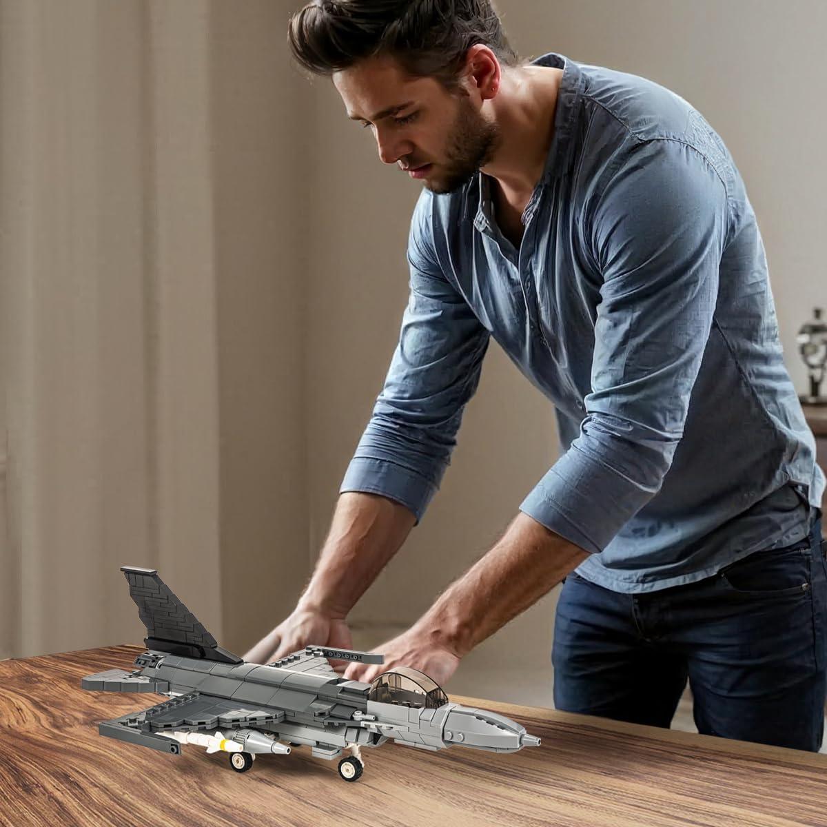 Set de Bloques de Construcción DAHONPA F-16 Halcón 520 Piezas