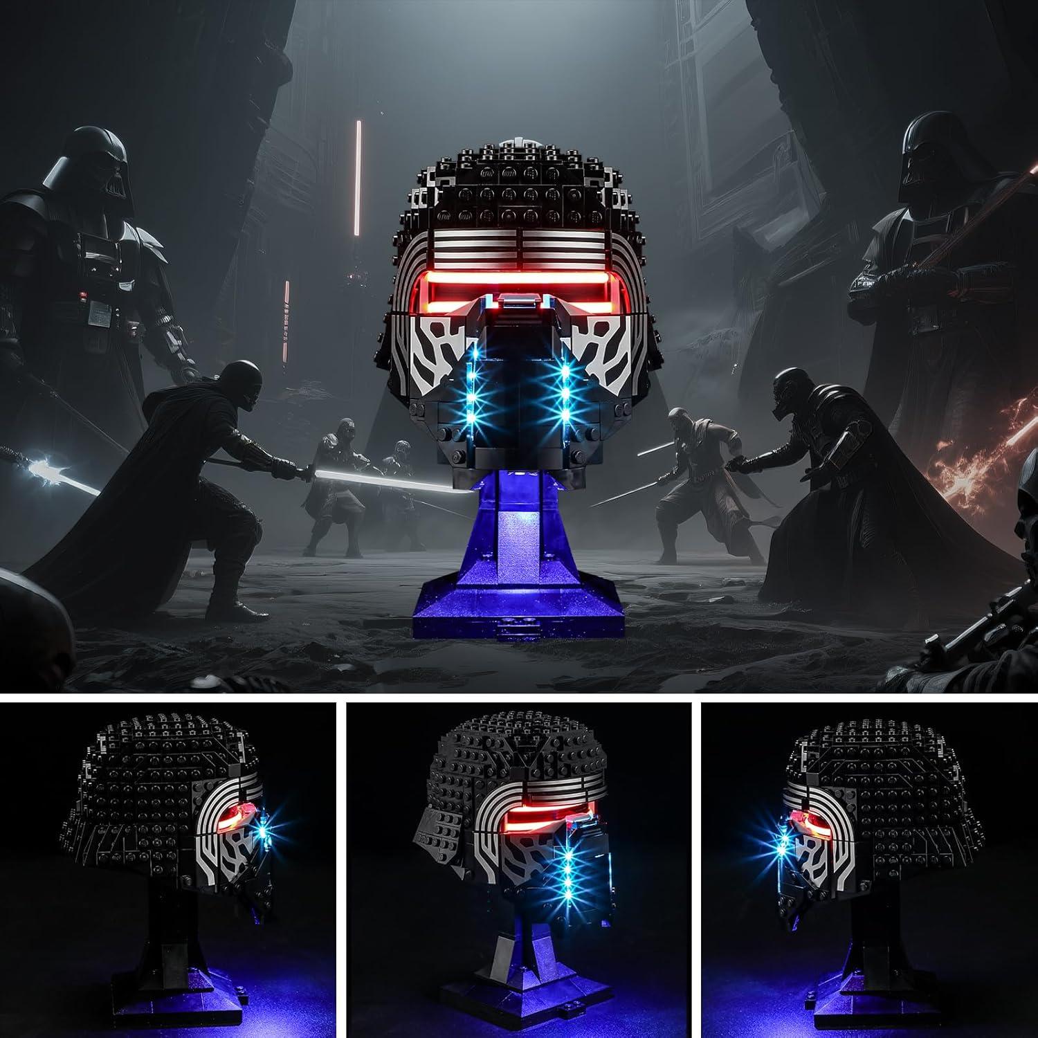 Kit de Luz LED YEABRICKS para Casco Kylo Ren Star Wars