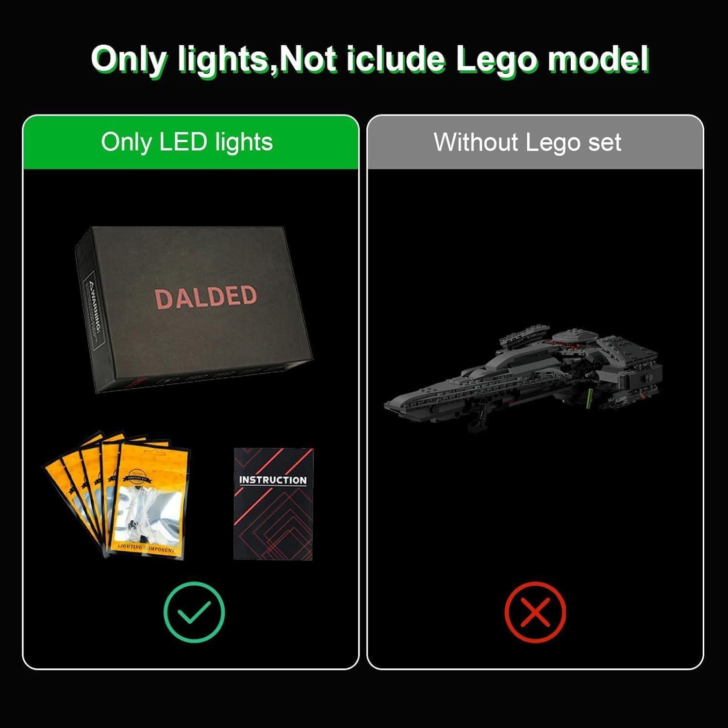 Kit de Iluminación LED DALDED para Lego Star Wars 75383