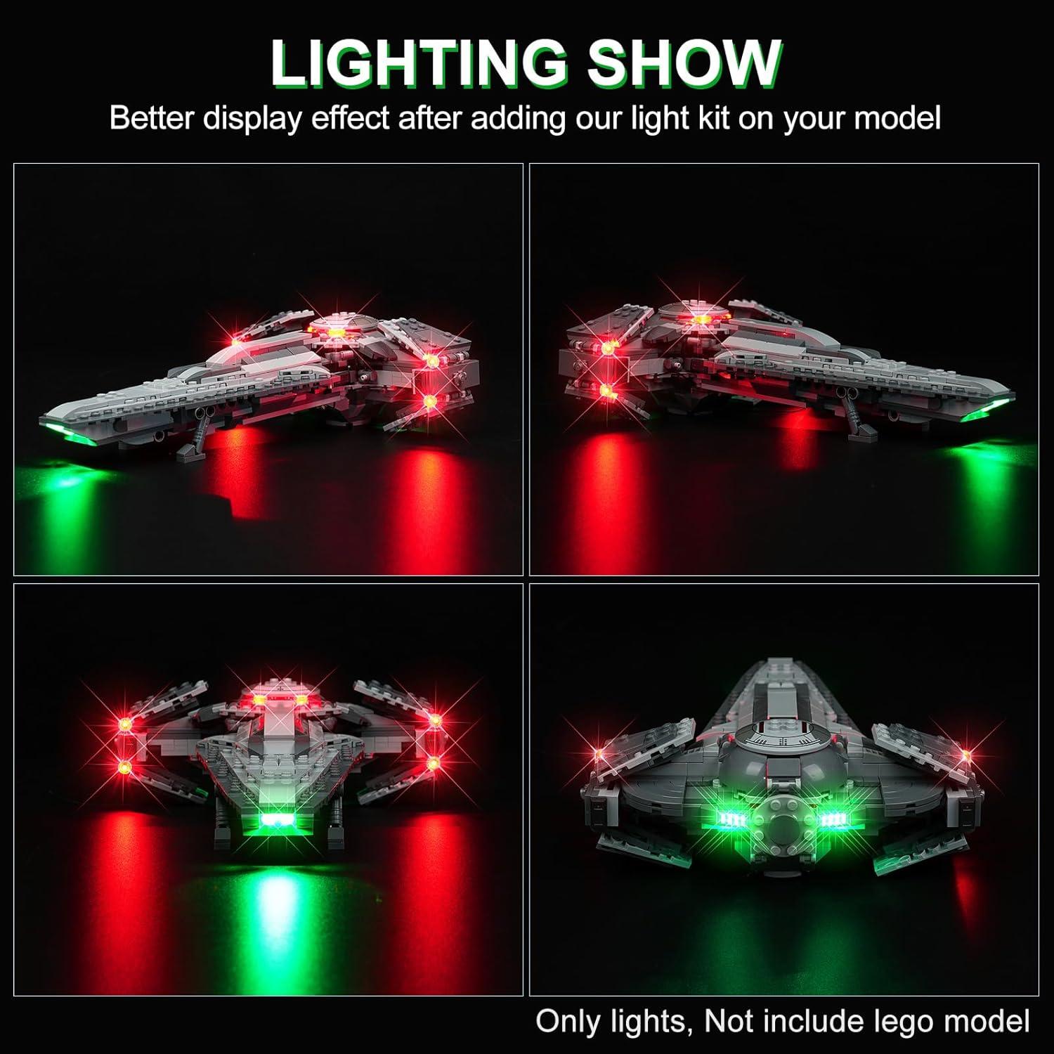 Kit de Iluminación LED DALDED para Lego Star Wars 75383