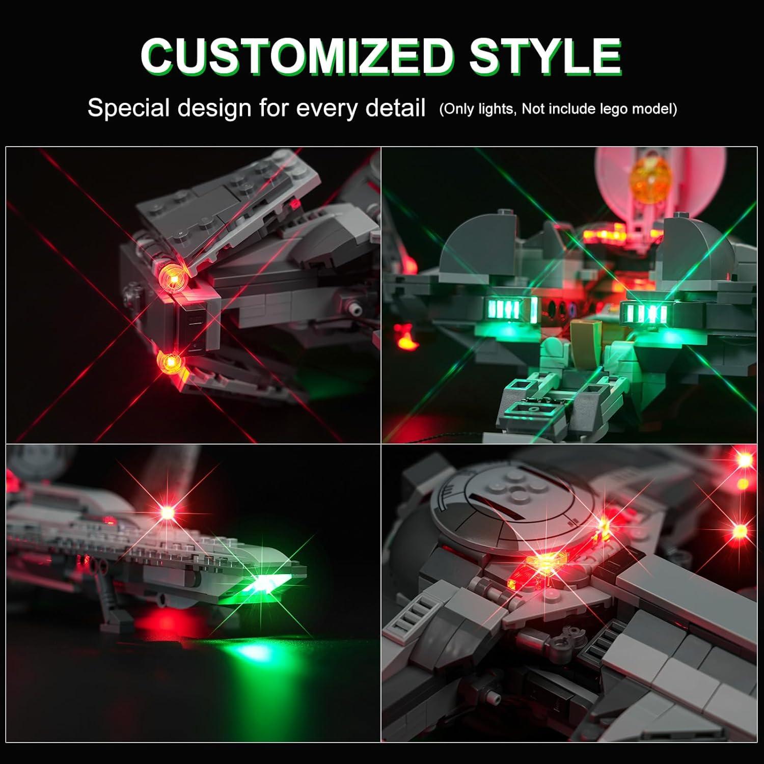 Kit de Iluminación LED DALDED para Lego Star Wars 75383