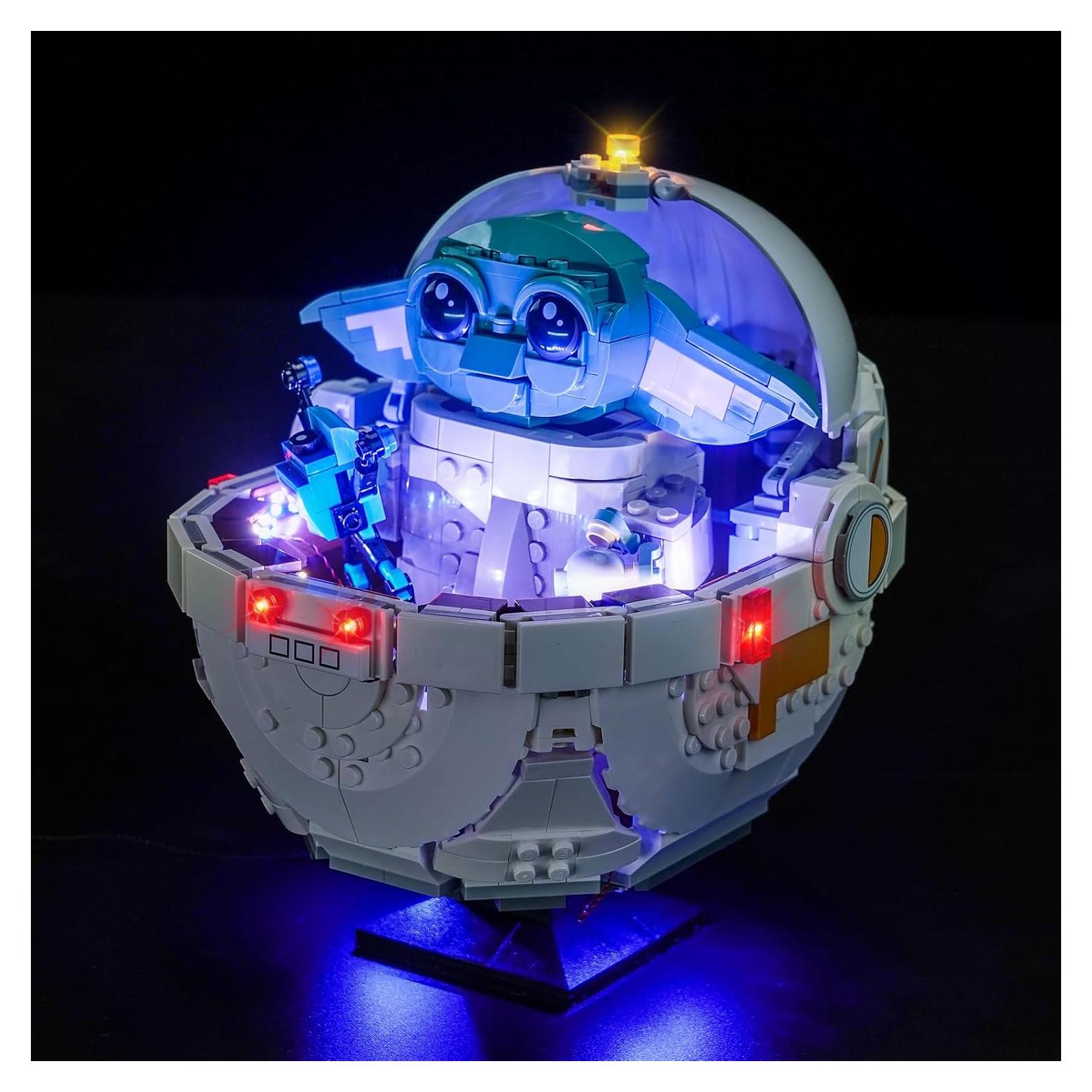Kit de Luz LED Hilighting para Lego Grogu con Pram Flotante