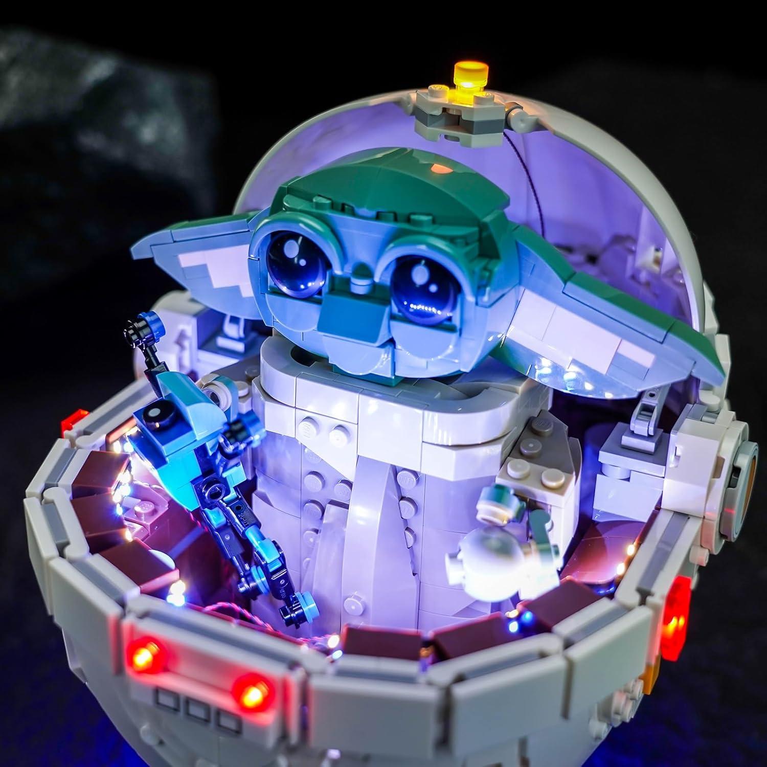 Kit de Luz LED Hilighting para Lego Grogu con Pram Flotante
