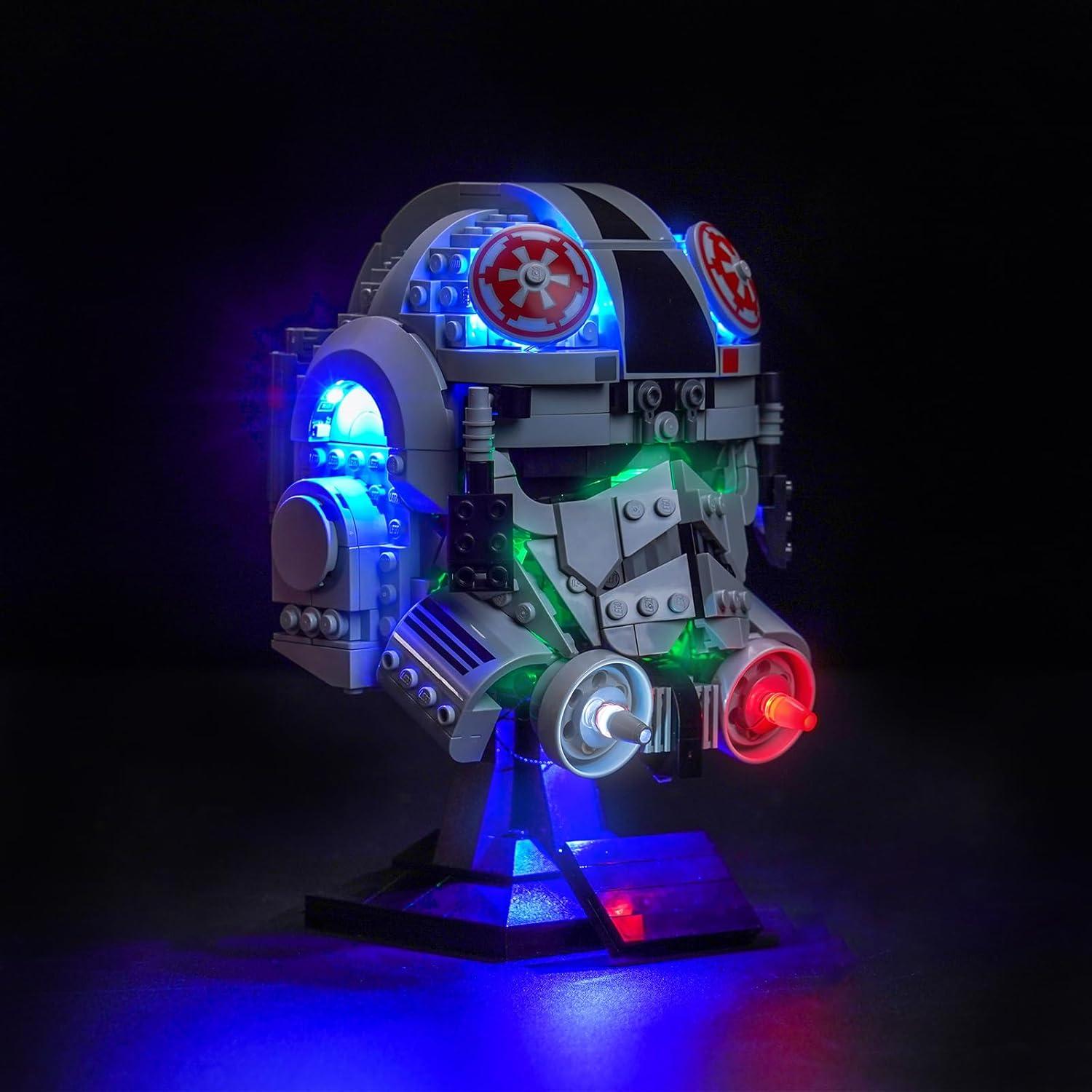 Iluminación LED Brickshining para casco AT-AT 75429