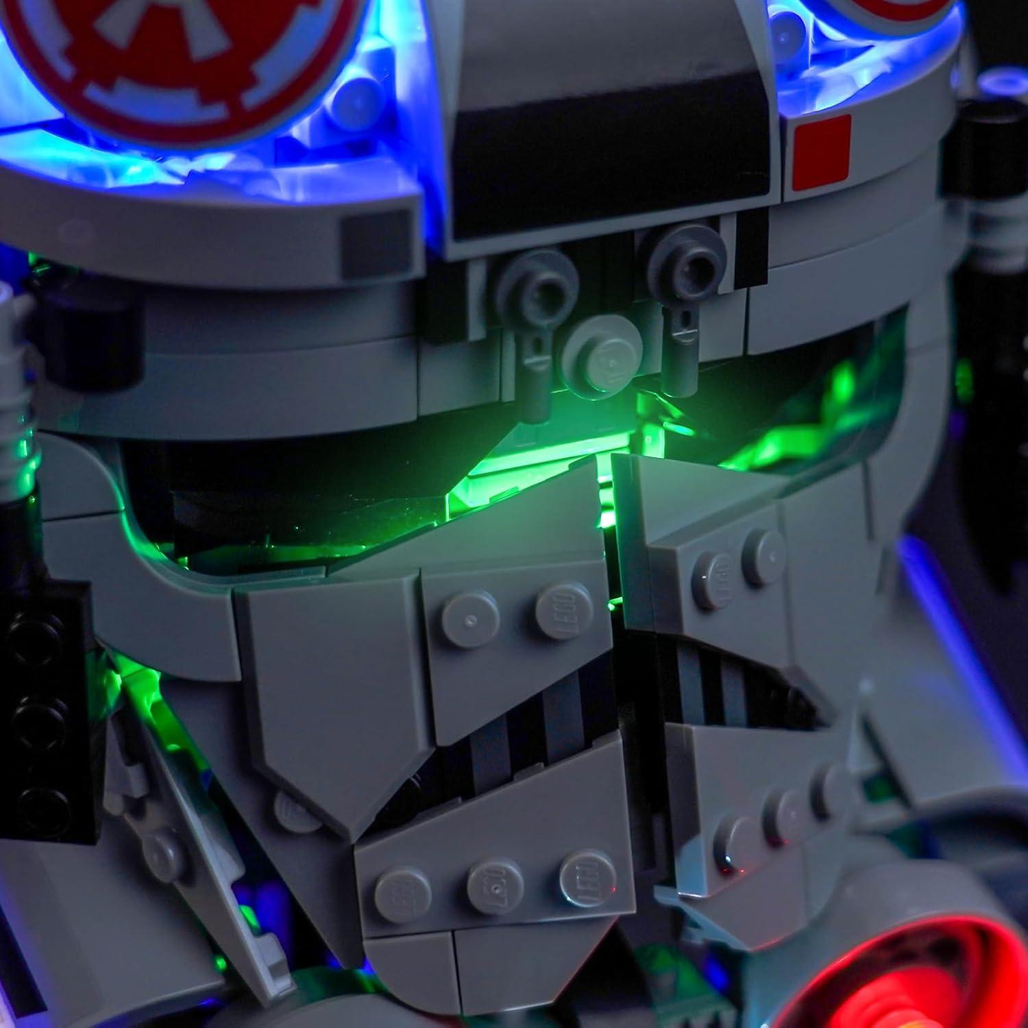 Iluminación LED Brickshining para casco AT-AT 75429