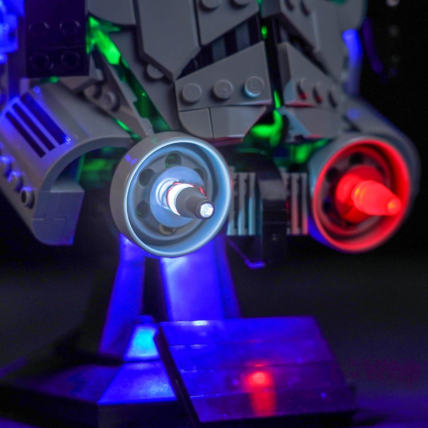 Iluminación LED Brickshining para casco AT-AT 75429