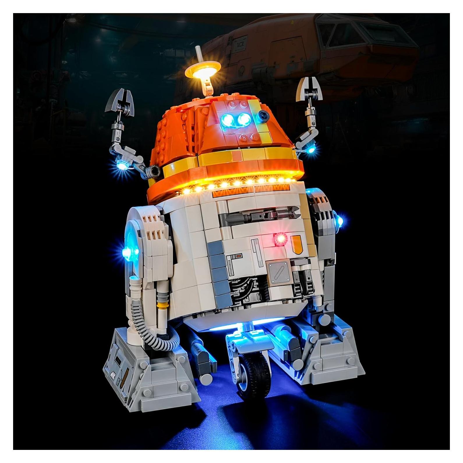 Kit de Luz BOOZUU para Lego 75416 Chopper Droid Astromech