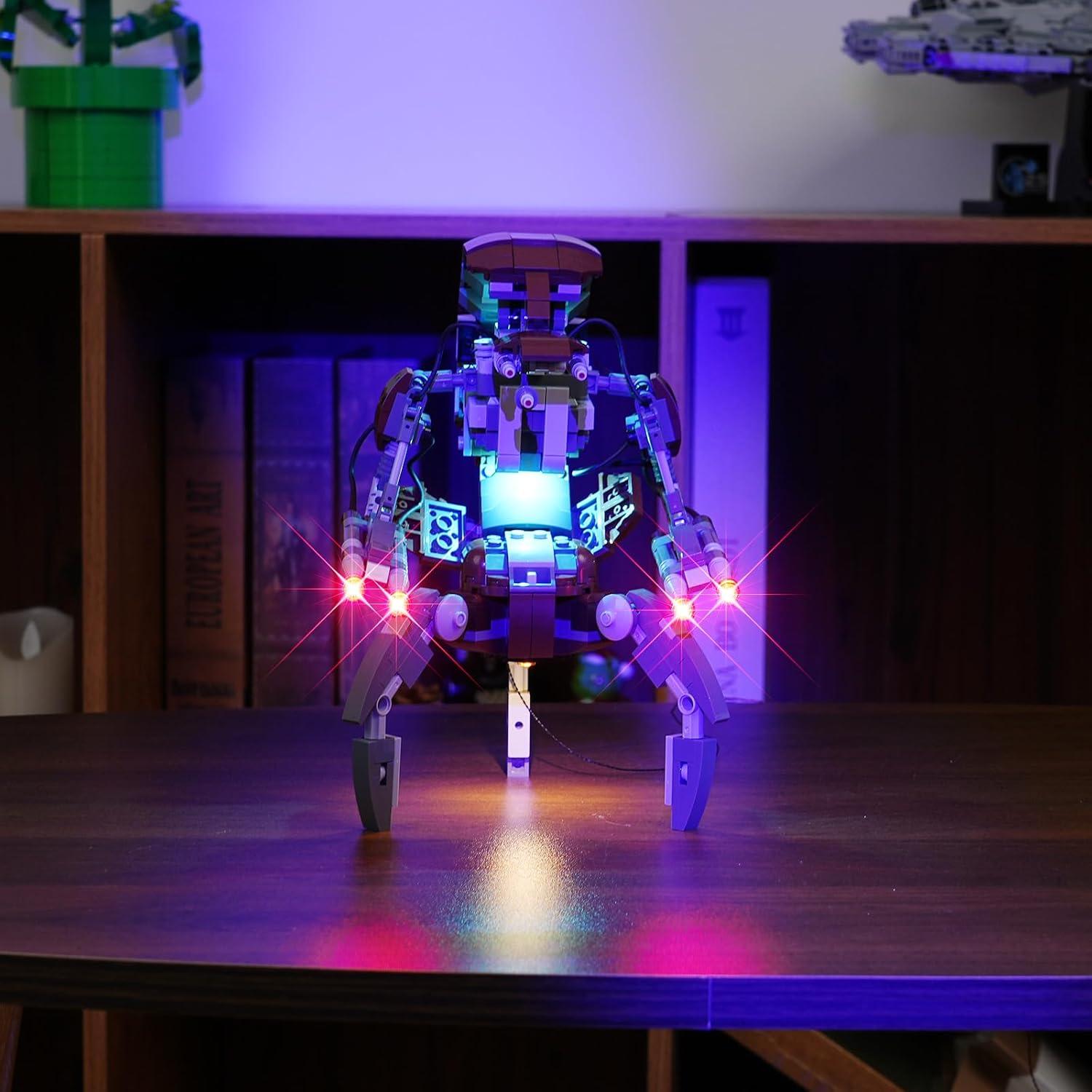 Kit de Luz LED para Lego Droideka 75381 - Iluminación Creativa