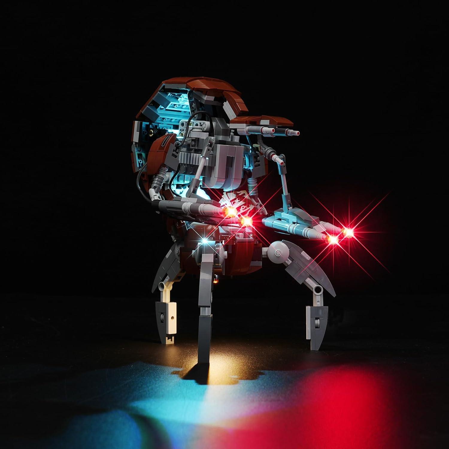 Kit de Luz LED para Lego Droideka 75381 - Iluminación Creativa