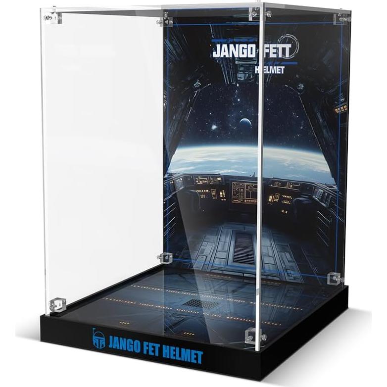 Caja de Exhibición Acrílica NAOCARD para Casco Jango Fett