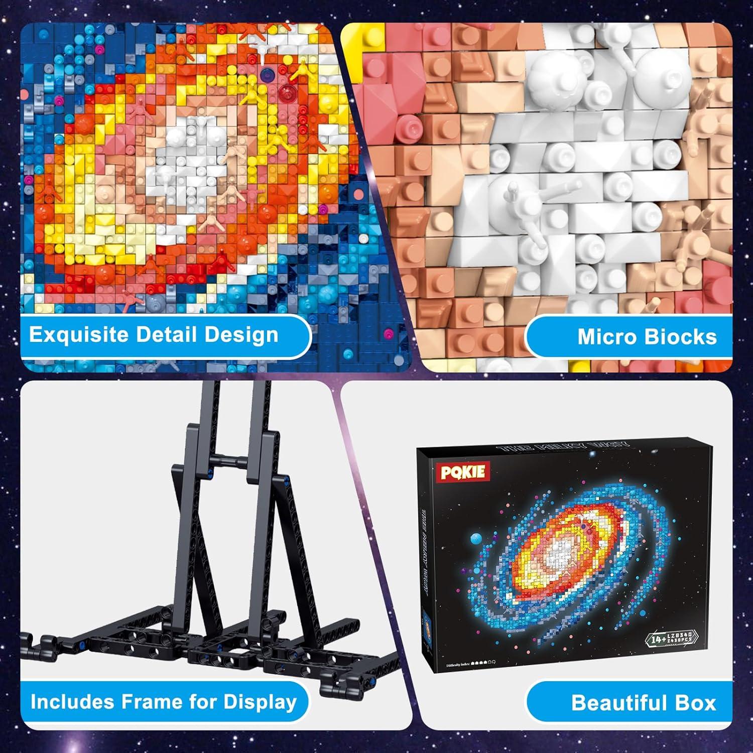 Conjunto de Construcción 3D PQKIE Vía Láctea 2438 Piezas