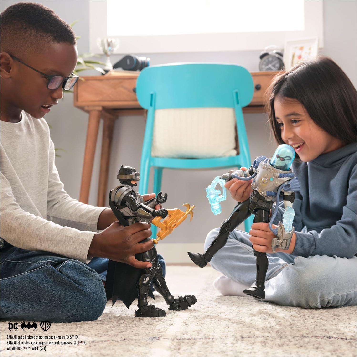 Conjunto de Figuras de Acción Batman Vs. Mr. Freeze - 30.48 cm