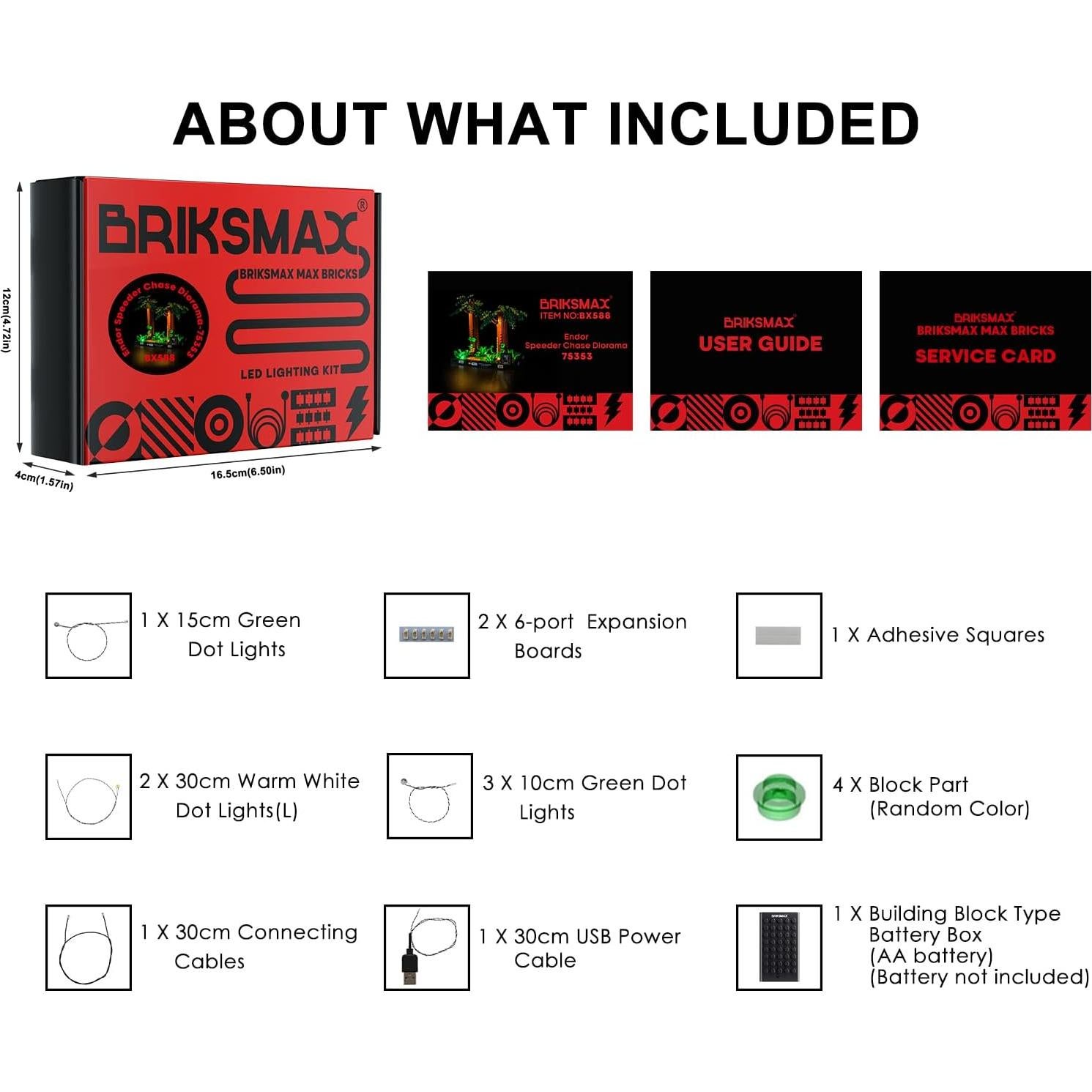 Kit de Iluminación LED BRIKSMAX para LEGO 75353 Endor