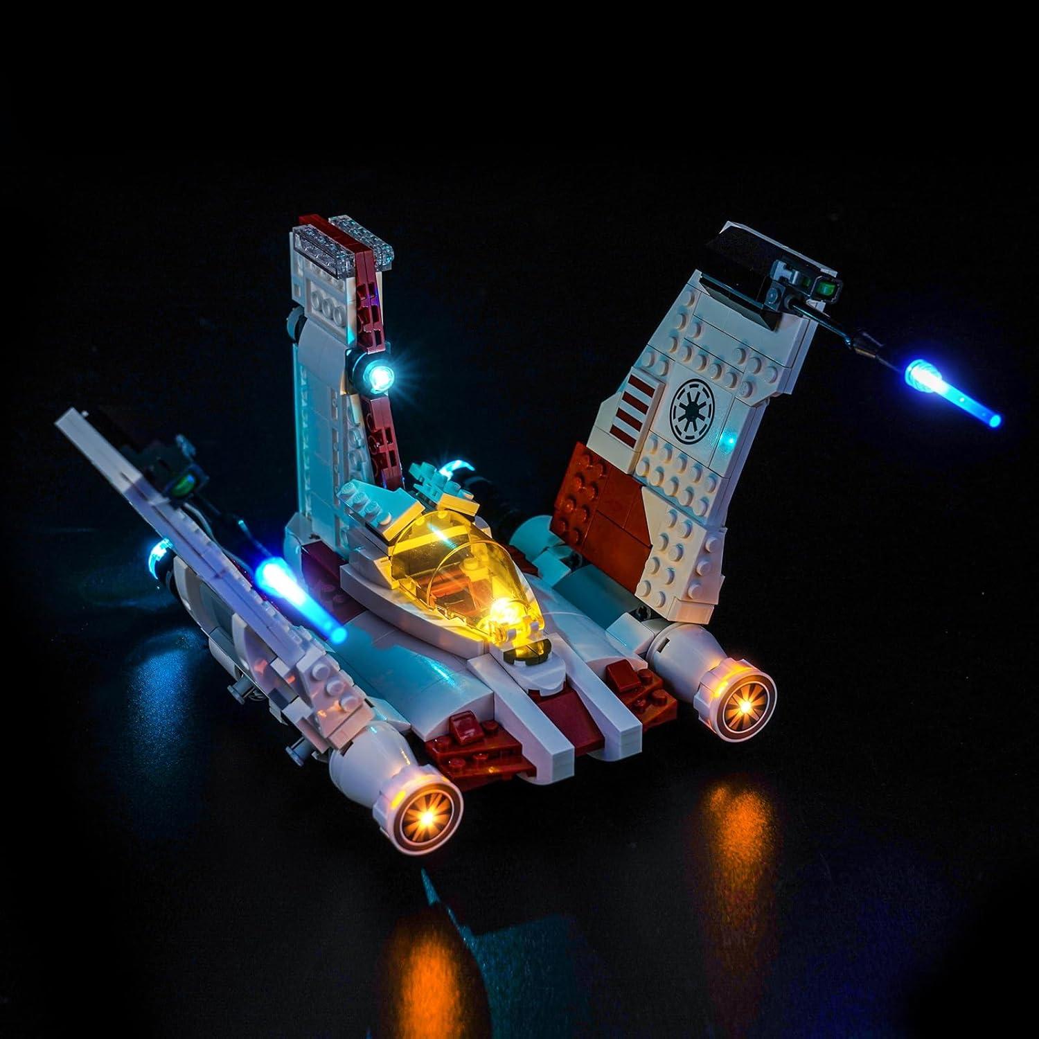 Kit de Luz LED Hilighting para Lego V-19 Torrent Starfighter