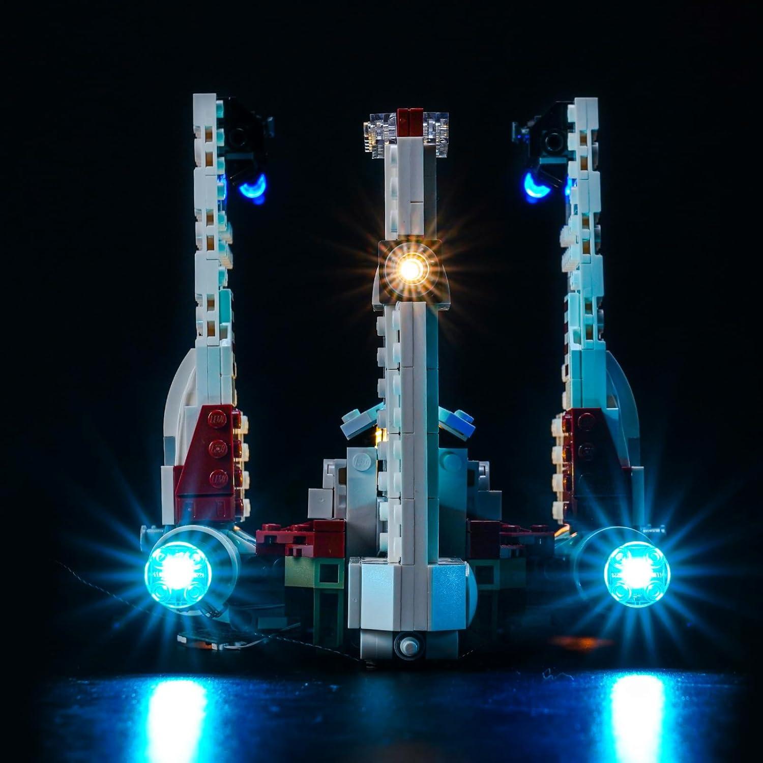 Kit de Luz LED Hilighting para Lego V-19 Torrent Starfighter