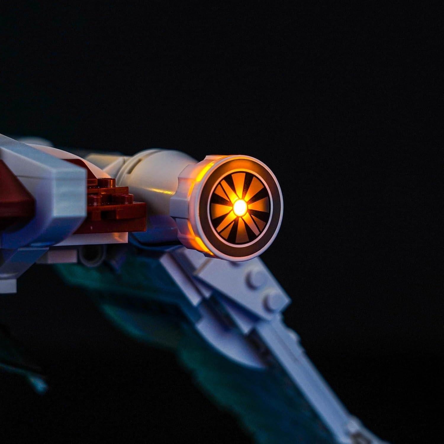 Kit de Luz LED Hilighting para Lego V-19 Torrent Starfighter