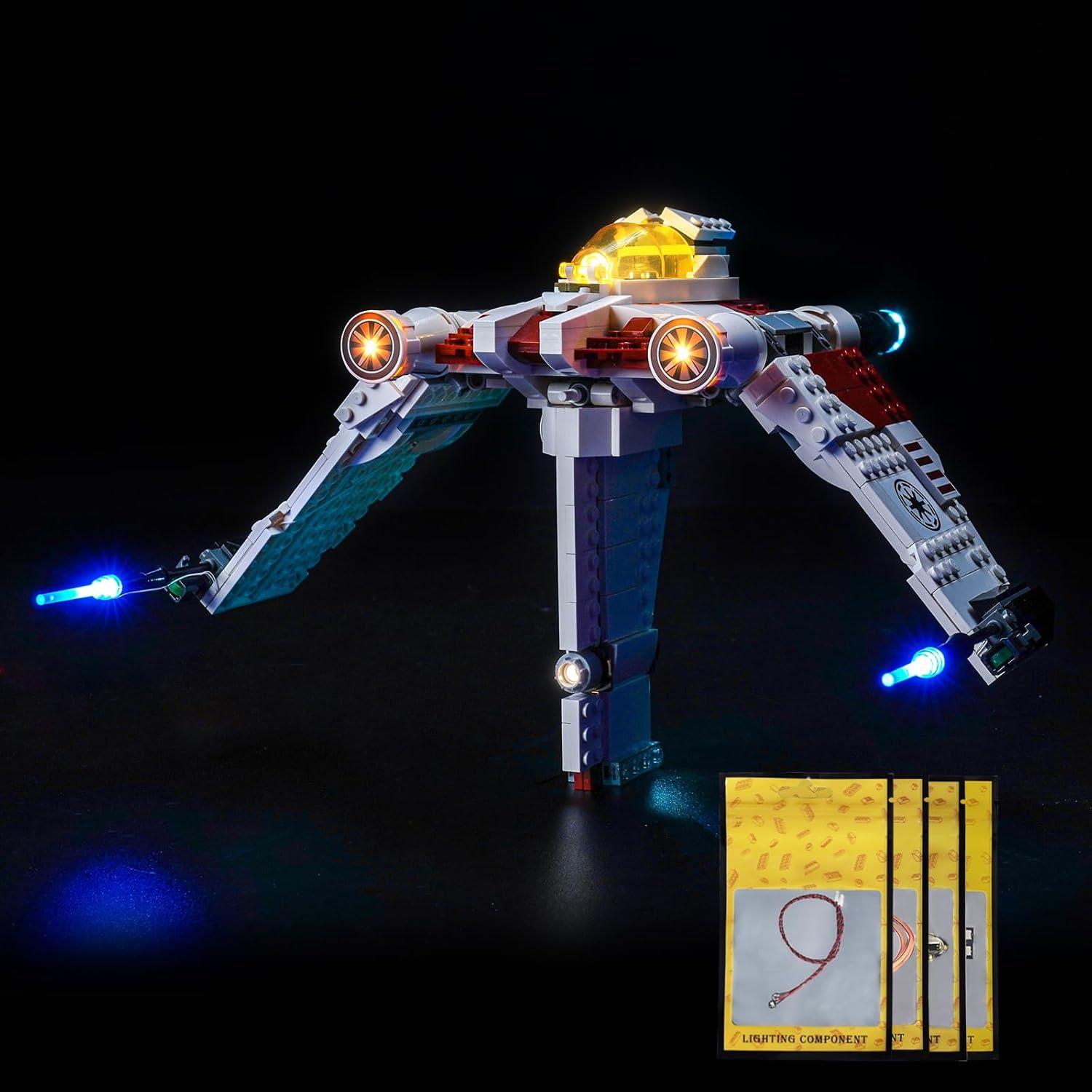 Kit de Luz LED Hilighting para Lego V-19 Torrent Starfighter