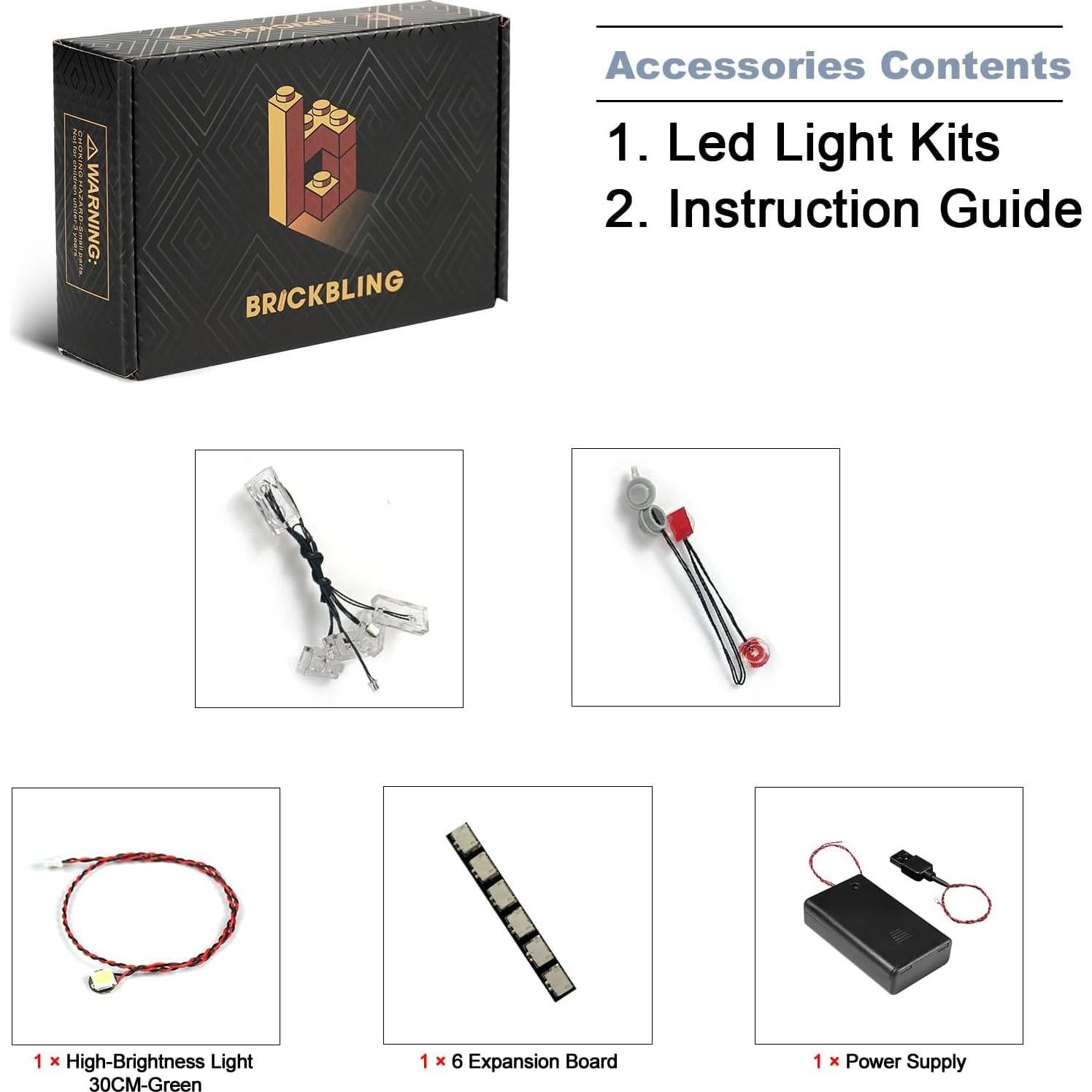 Luces LED BrickBling para Infiltrador Sith Darth Maul 75383