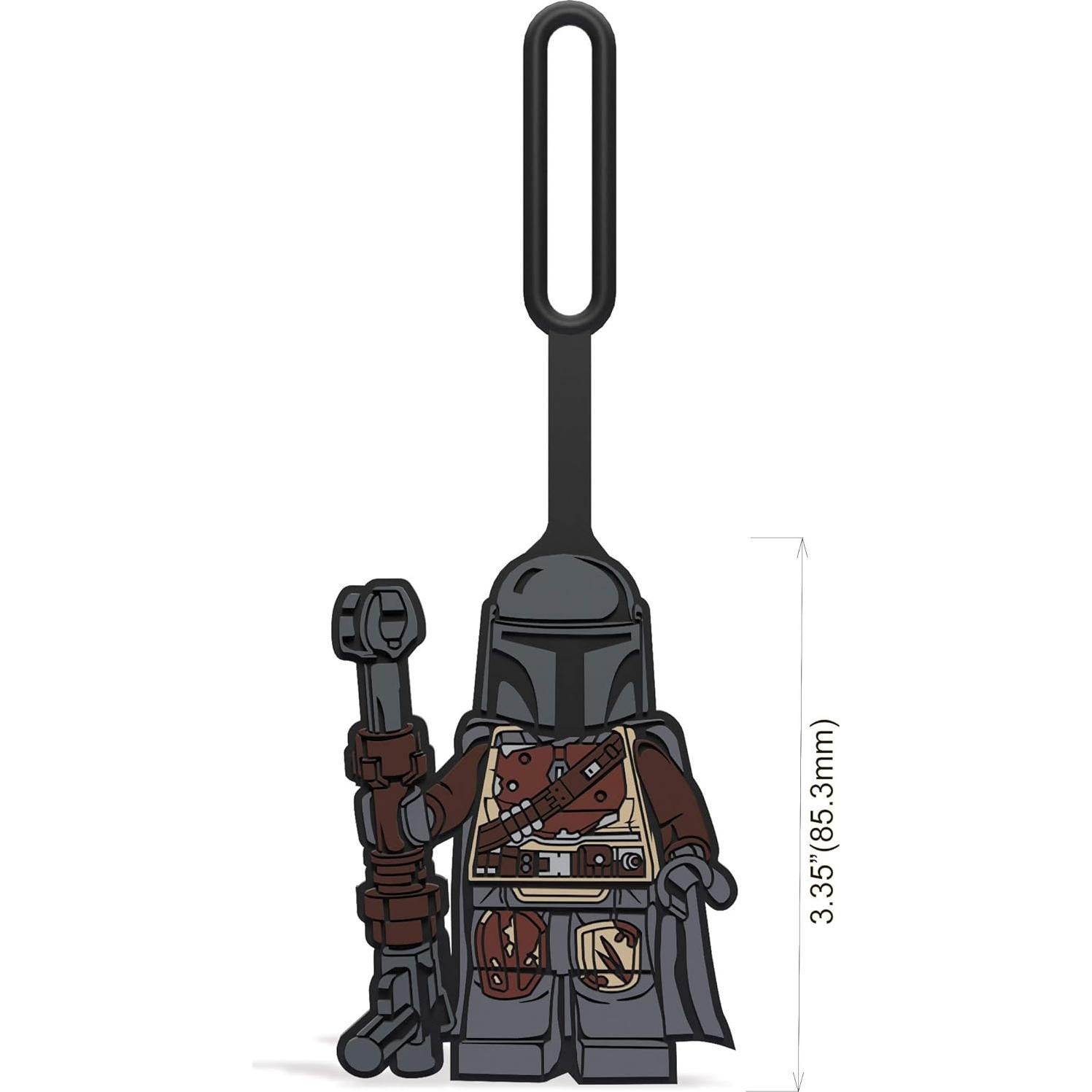 Etiqueta de Equipaje Silicona LEGO Star Wars Mandalorian 16.51 cm