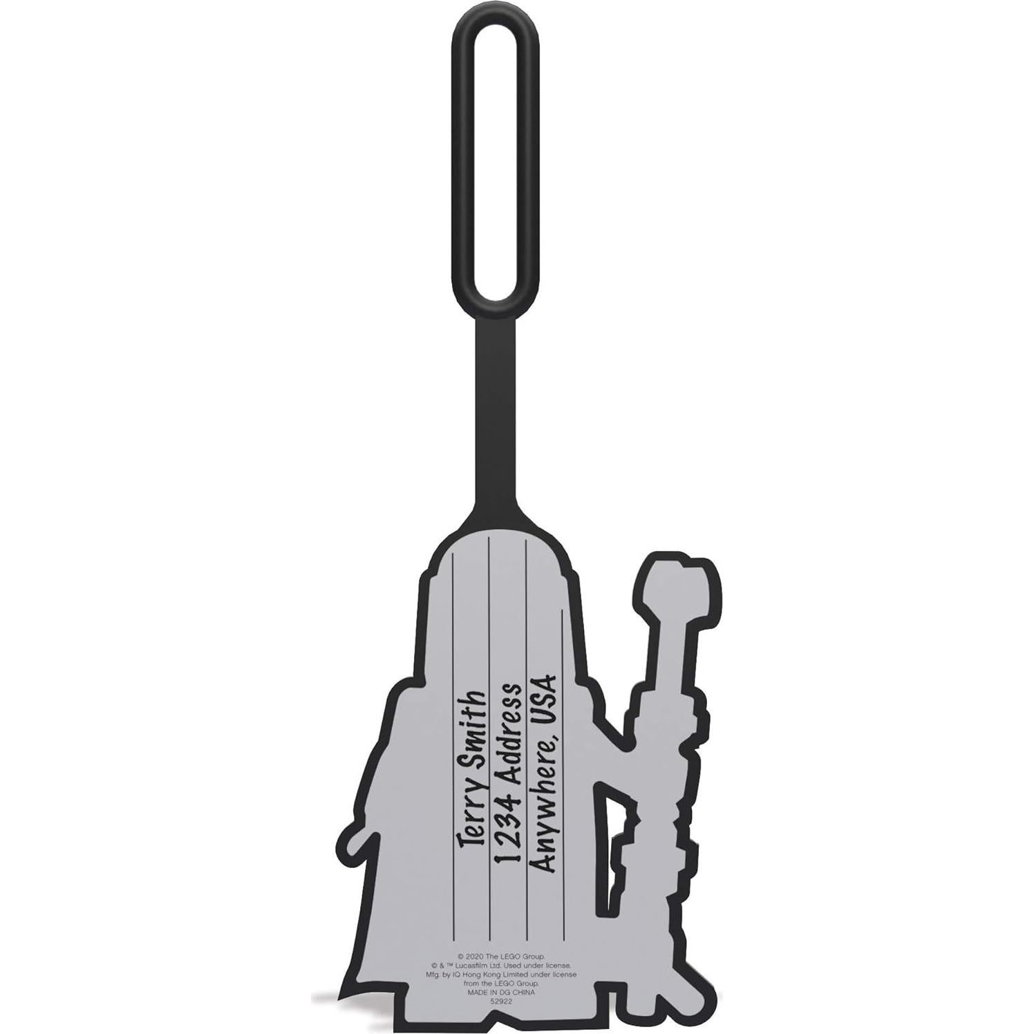 Etiqueta de Equipaje Silicona LEGO Star Wars Mandalorian 16.51 cm