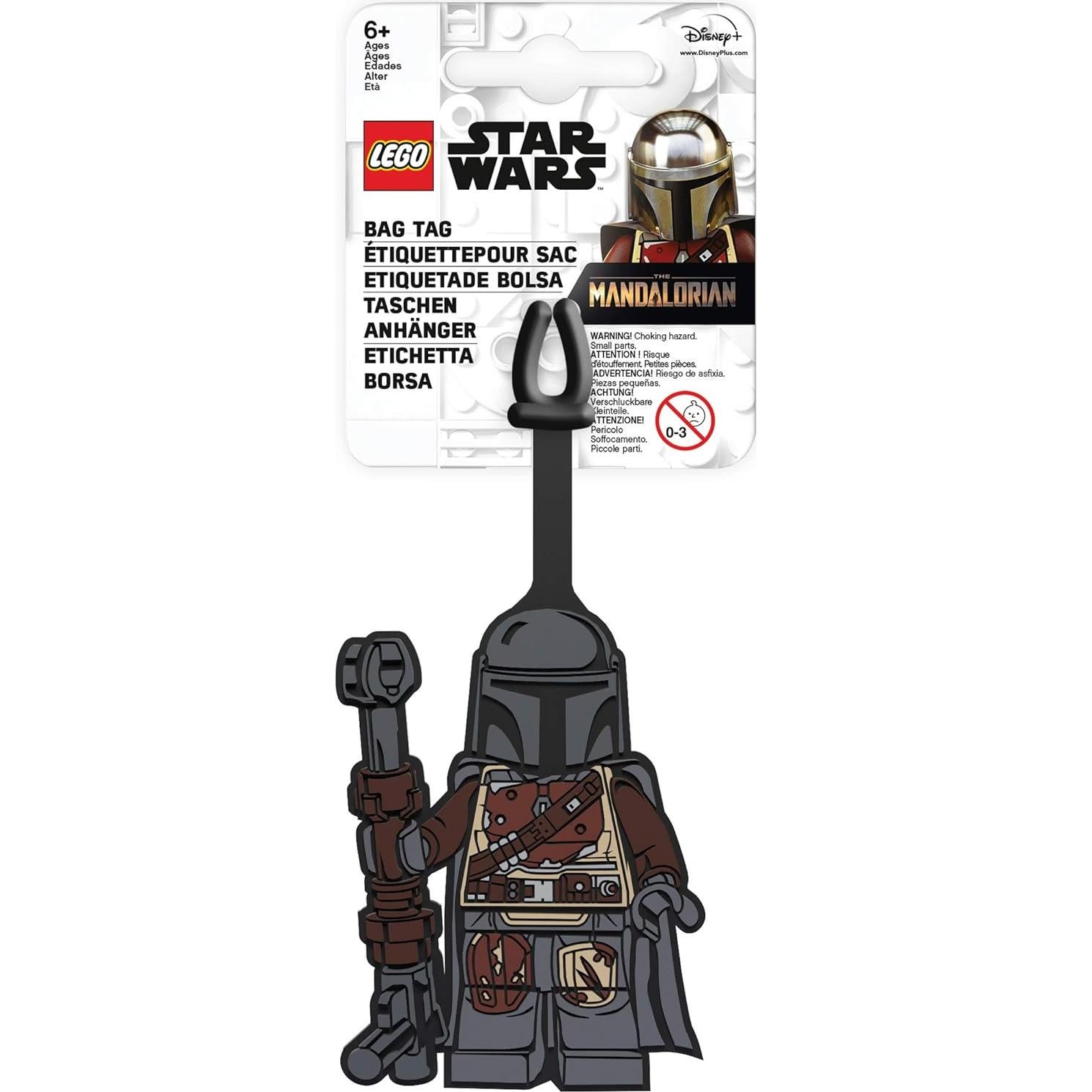 Etiqueta de Equipaje Silicona LEGO Star Wars Mandalorian 16.51 cm