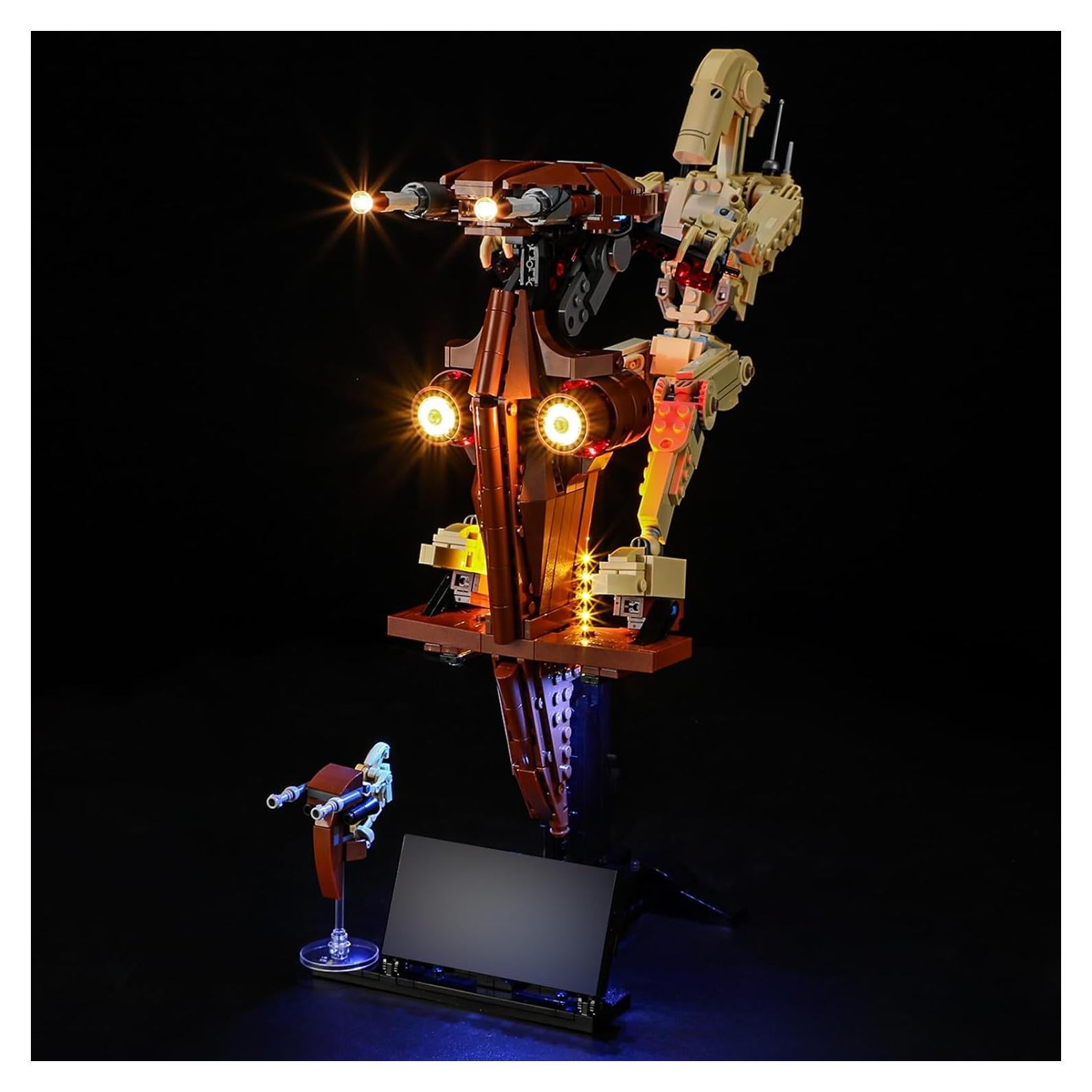 Kit de Luz LED YEABRICKS para LEGO 75428 Droid de Batalla