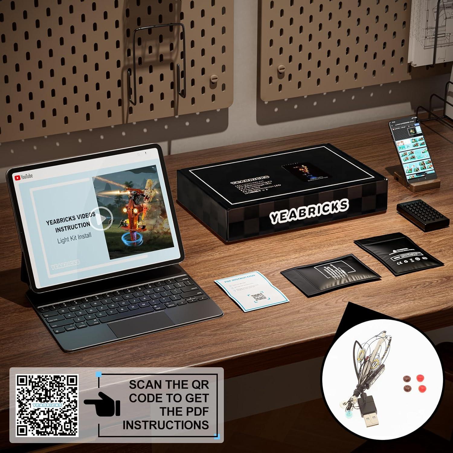 Kit de Luz LED YEABRICKS para LEGO 75428 Droid de Batalla