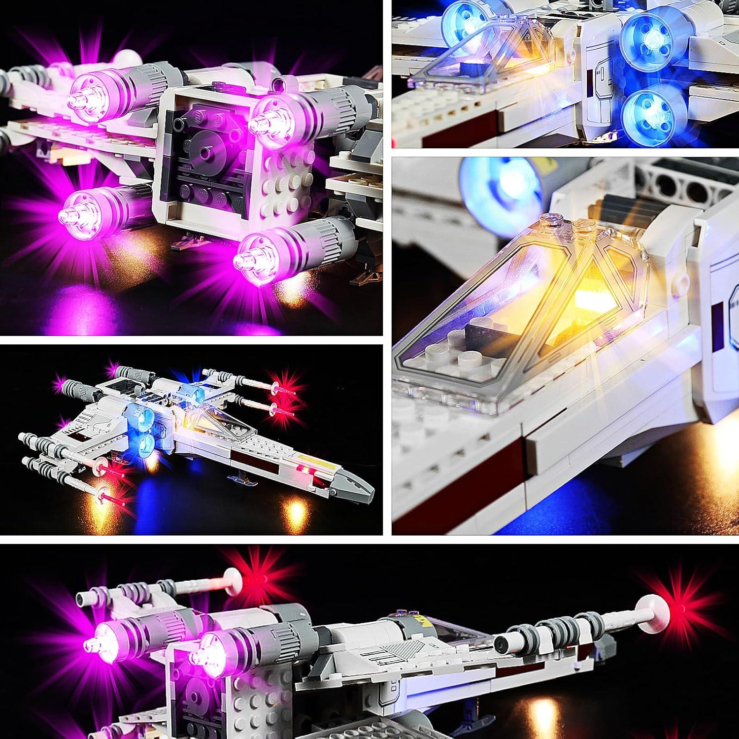 Kit de Iluminación LED Brickshining para Caza X-Wing 75301