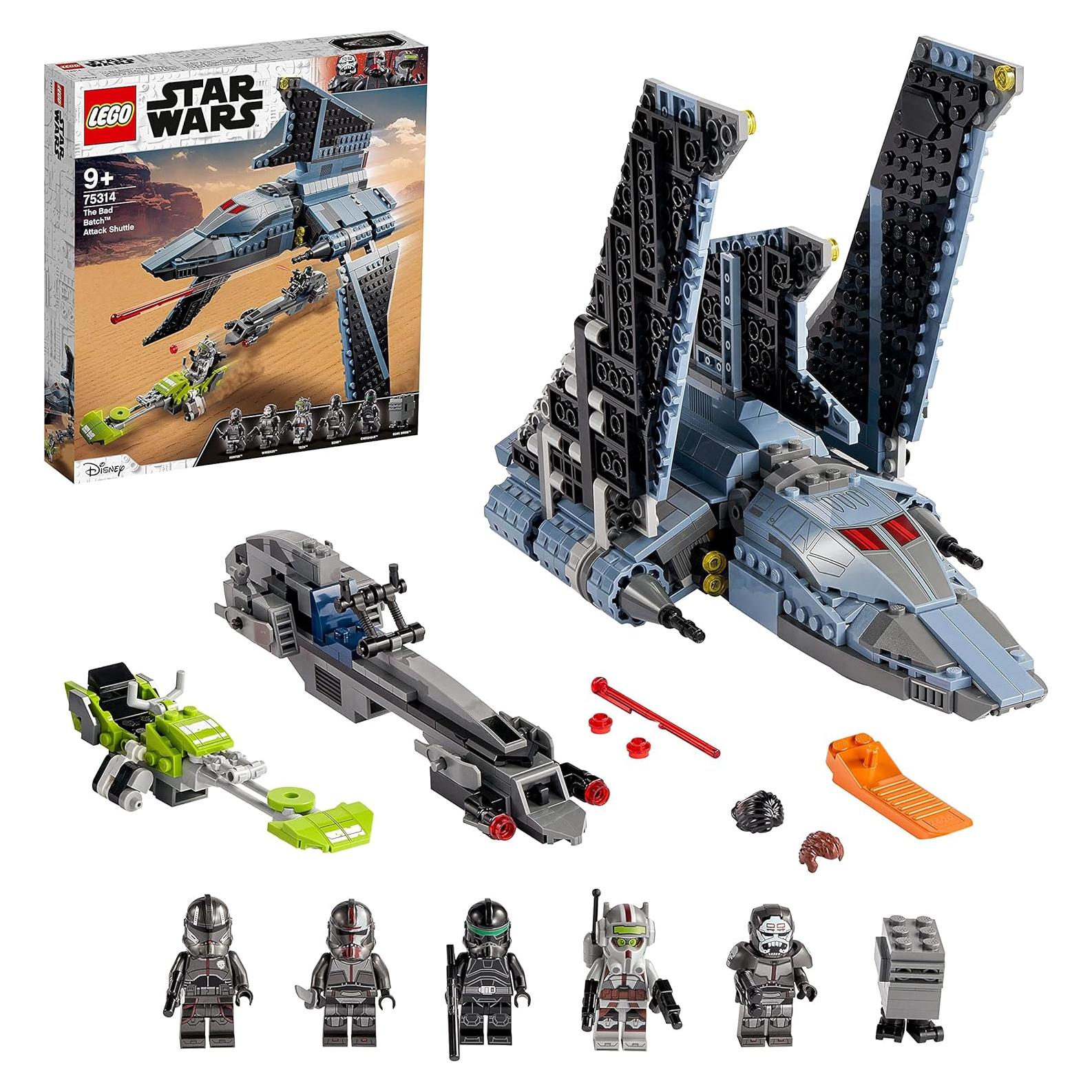 LEGO Star Wars 75314 Transporte de Asalto The Bad Batch 970 Piezas