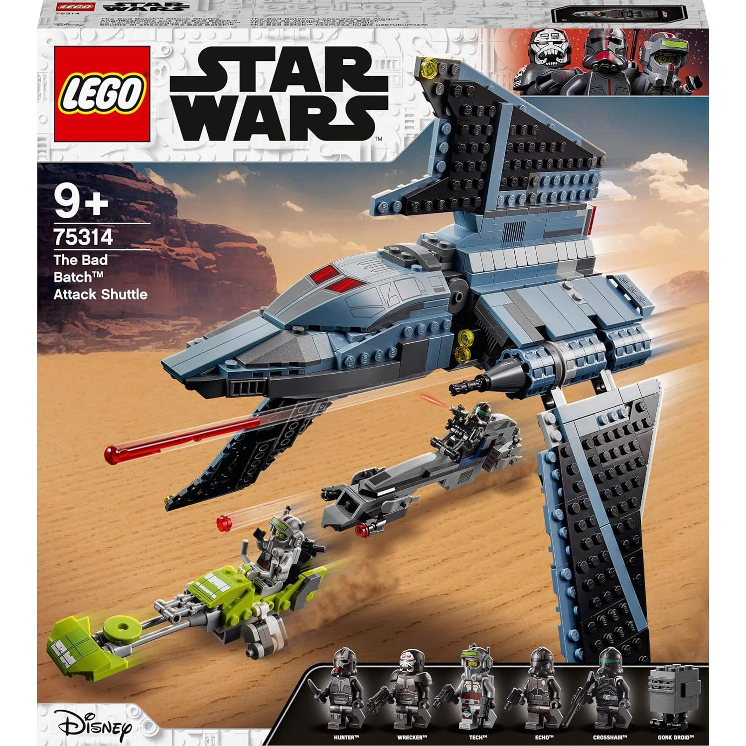 LEGO Star Wars 75314 Transporte de Asalto The Bad Batch 970 Piezas