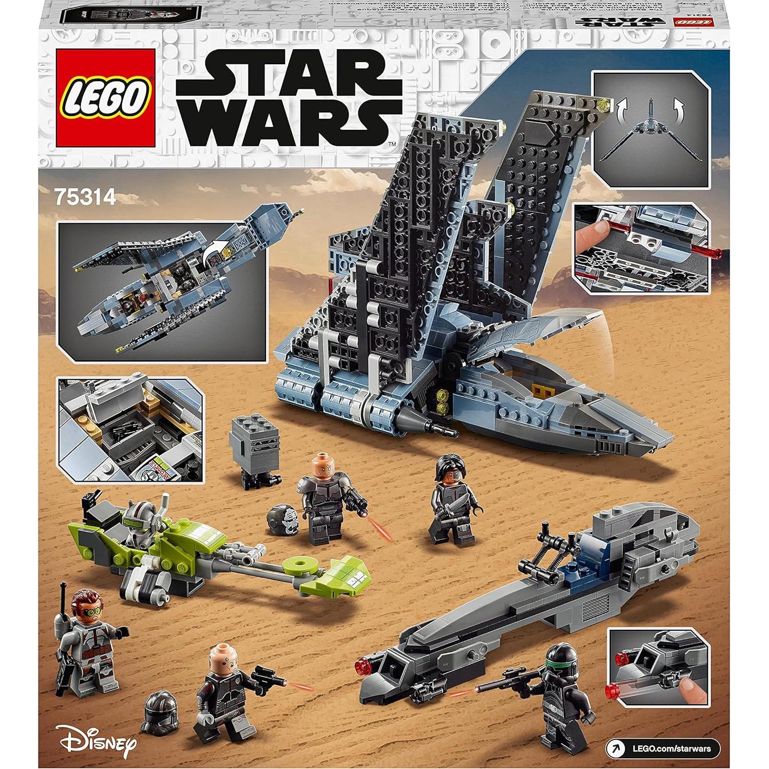 LEGO Star Wars 75314 Transporte de Asalto The Bad Batch 970 Piezas