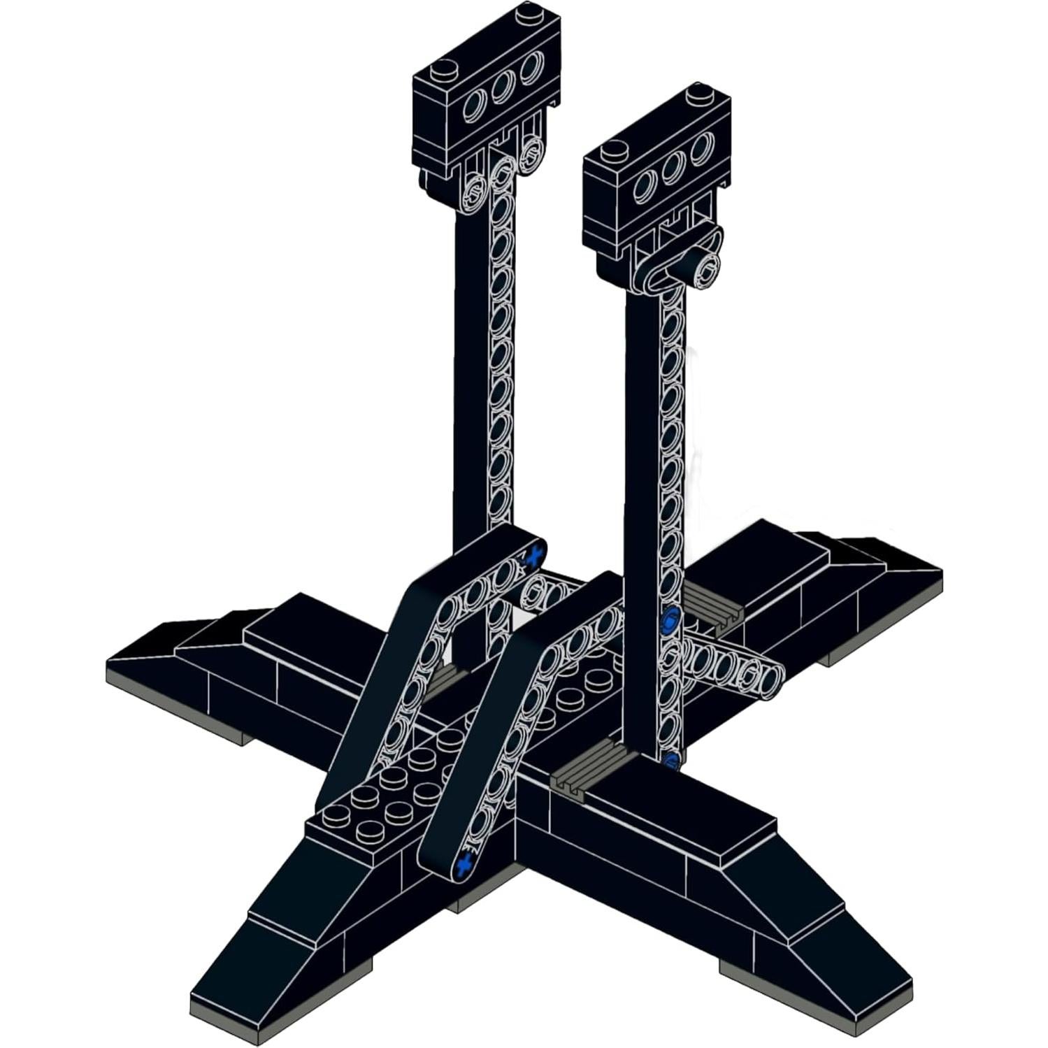 Soporte de Exhibición V-19 Torrent Starfighter Toqusdy - Elevador Negro
