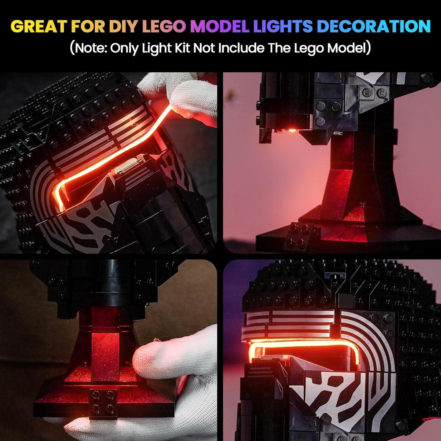 Kit de Luz LED Hilighting para Casco de Kylo Ren Lego