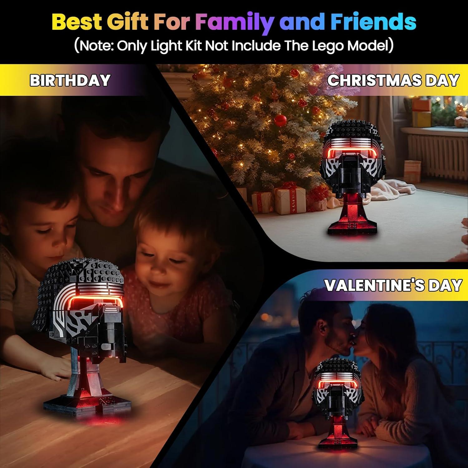 Kit de Luz LED Hilighting para Casco de Kylo Ren Lego