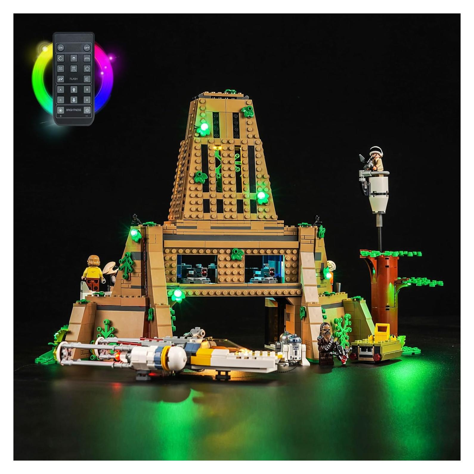 Kit de Luz LED Hilighting para LEGO Yavin 4 con Control Remoto