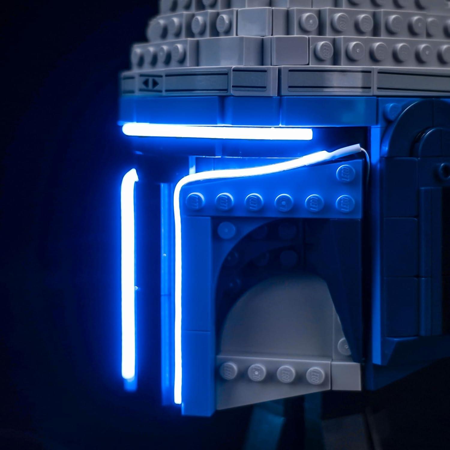 Kit de Luz LED Hilighting para Casco Jango Fett LEGO