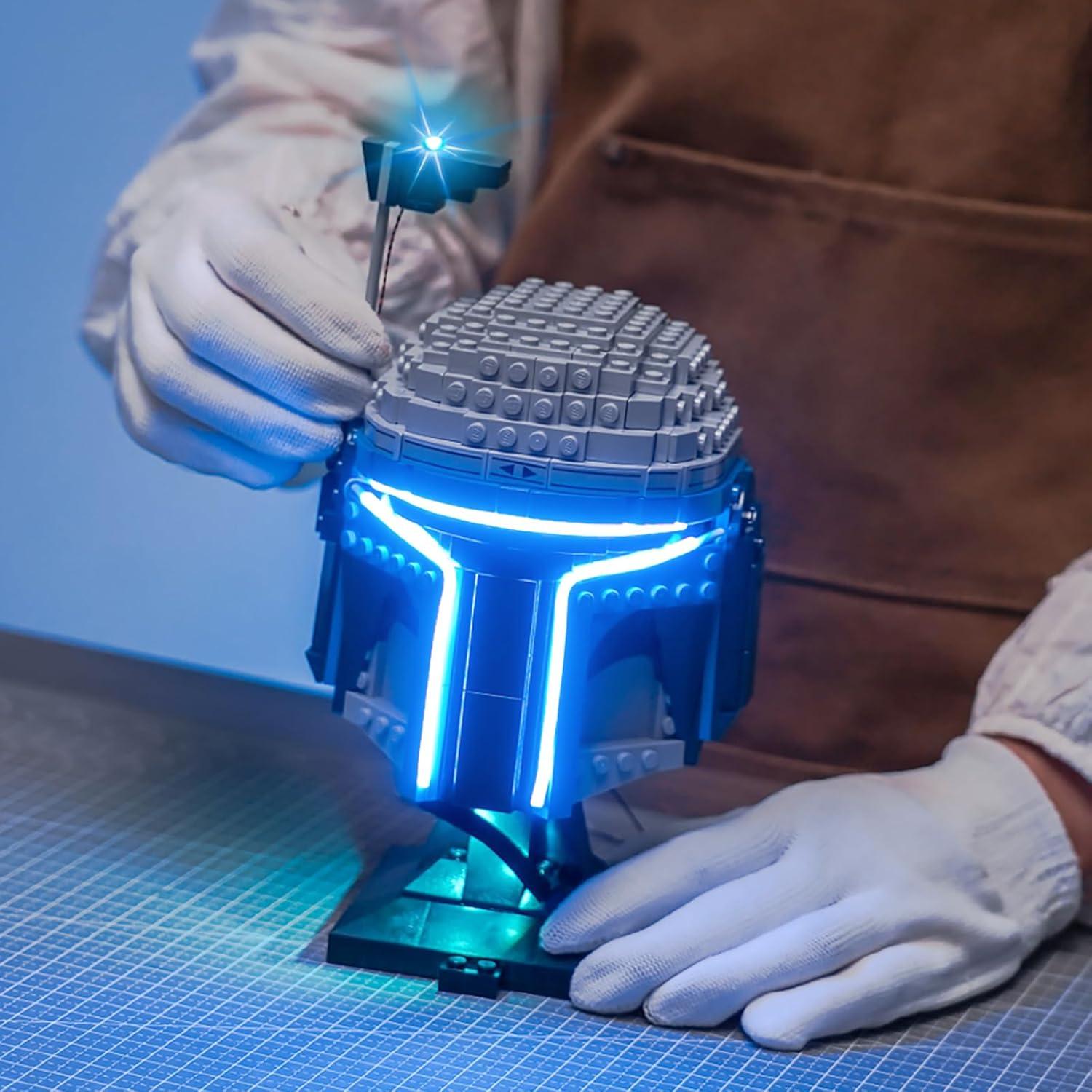 Kit de Luz LED Hilighting para Casco Jango Fett LEGO