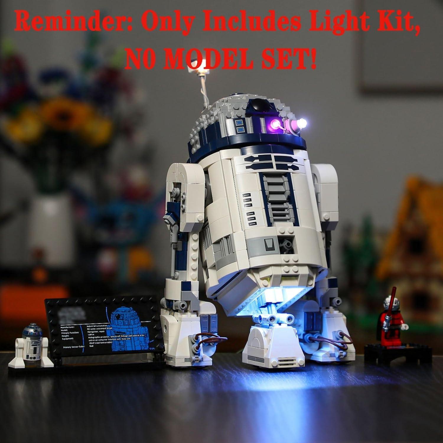 Kit de Luz LED MENZAVA para Lego 75379 R2-D2 - 109.5g
