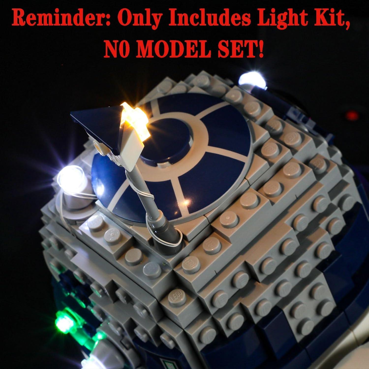 Kit de Luz LED MENZAVA para Lego 75379 R2-D2 - 109.5g