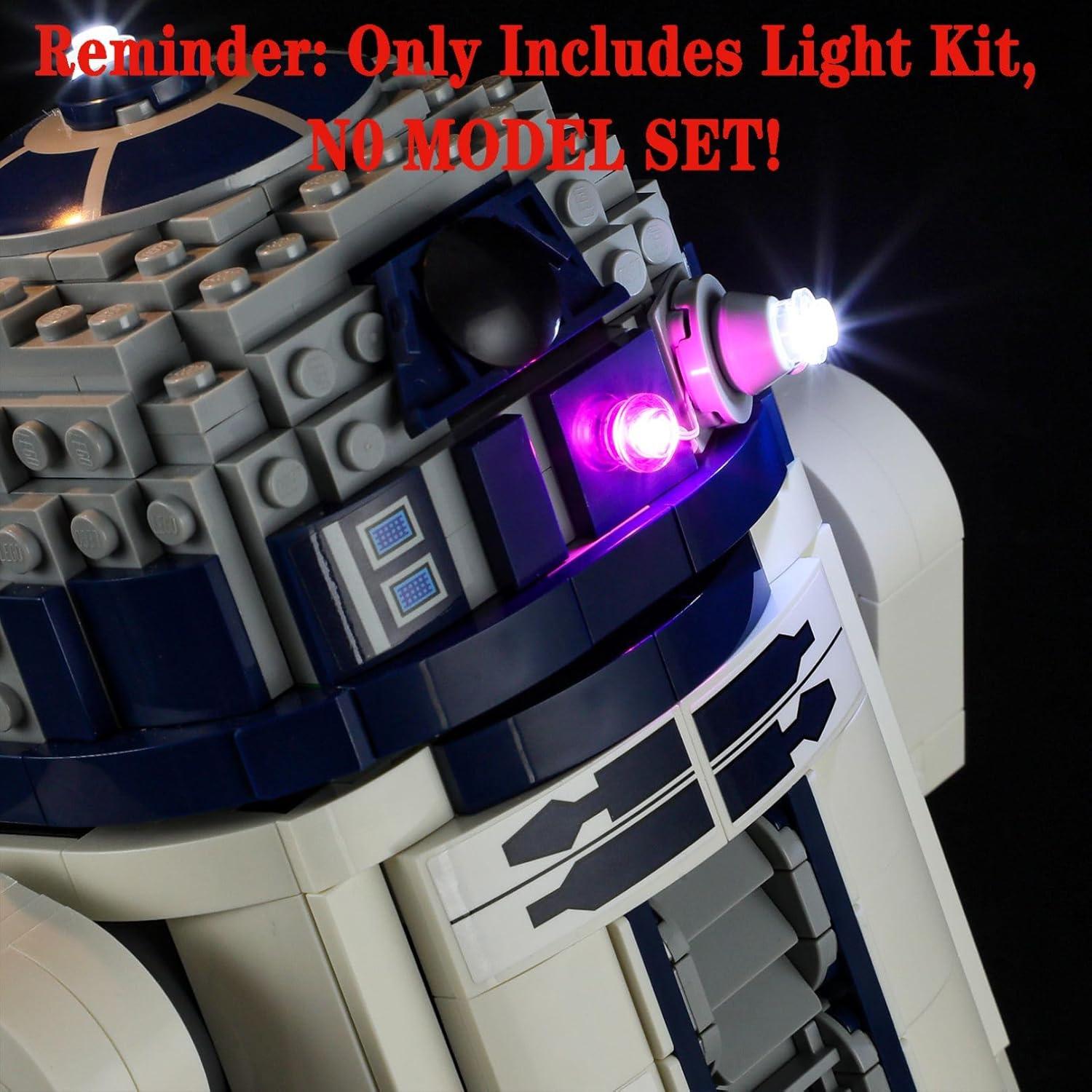Kit de Luz LED MENZAVA para Lego 75379 R2-D2 - 109.5g