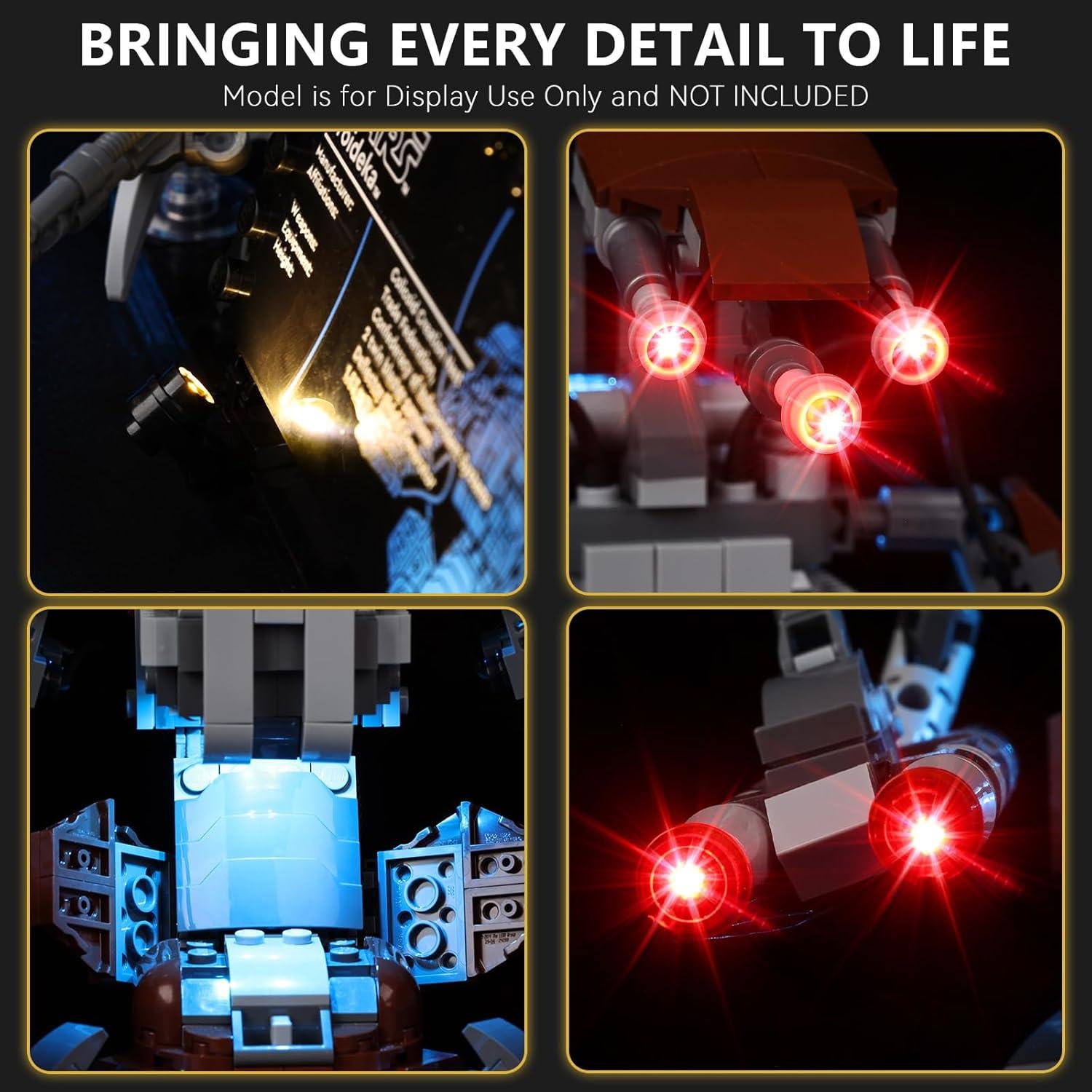 Kit de Luz LED BrickSoul para LEGO 75381 - Iluminación Táctil