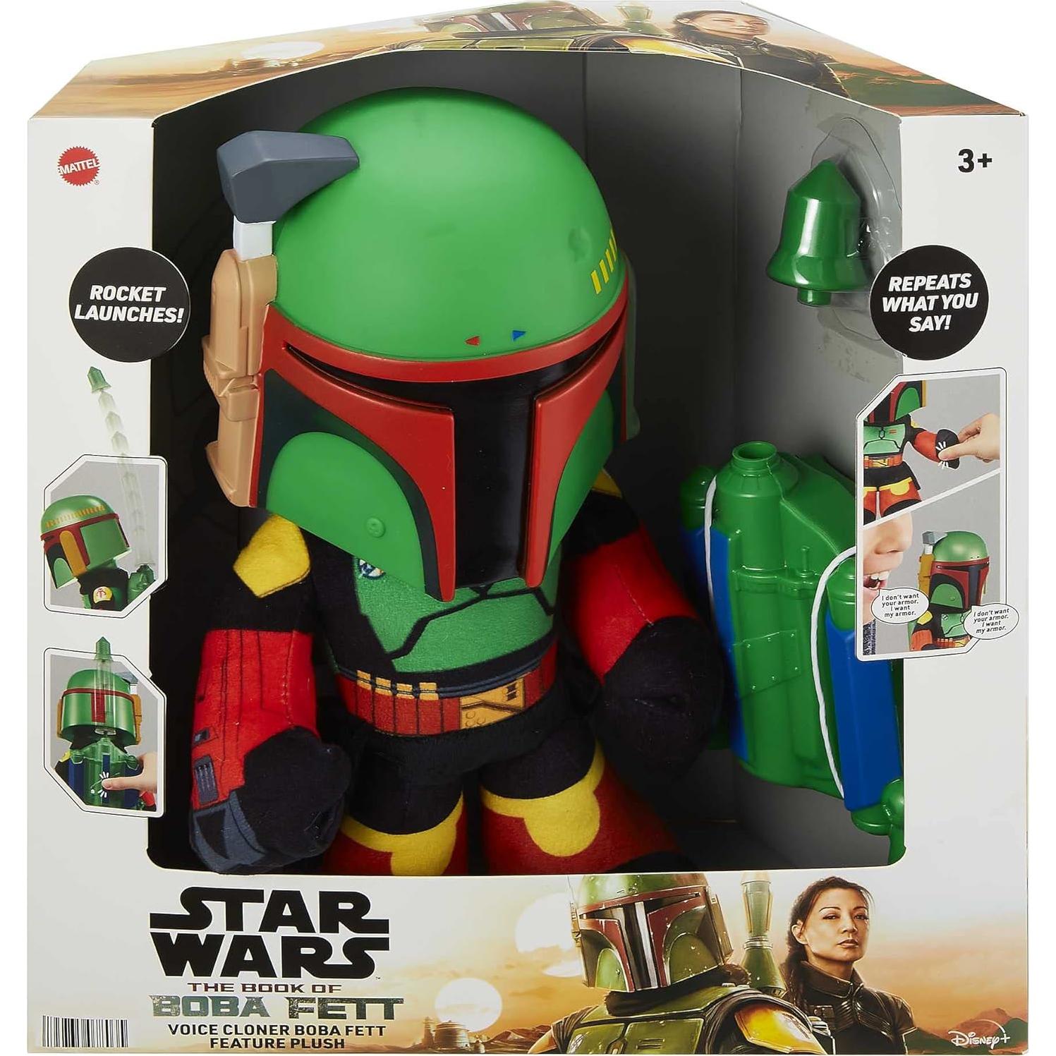 Peluche Boba Fett clonador de voz 30.48 cm Mattel