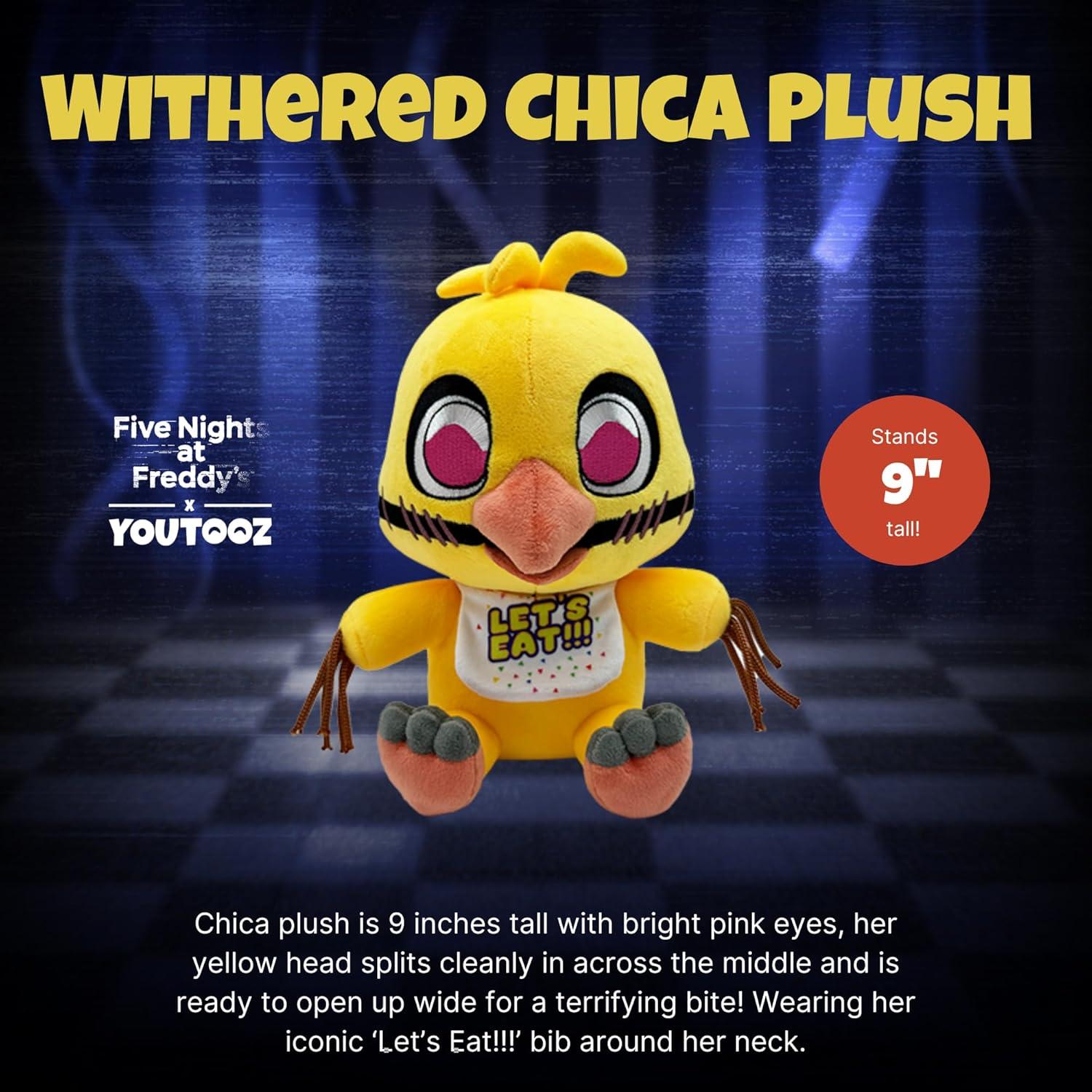 Peluche Chica Deteriorada Youtooz 23 cm FNAF Coleccionable