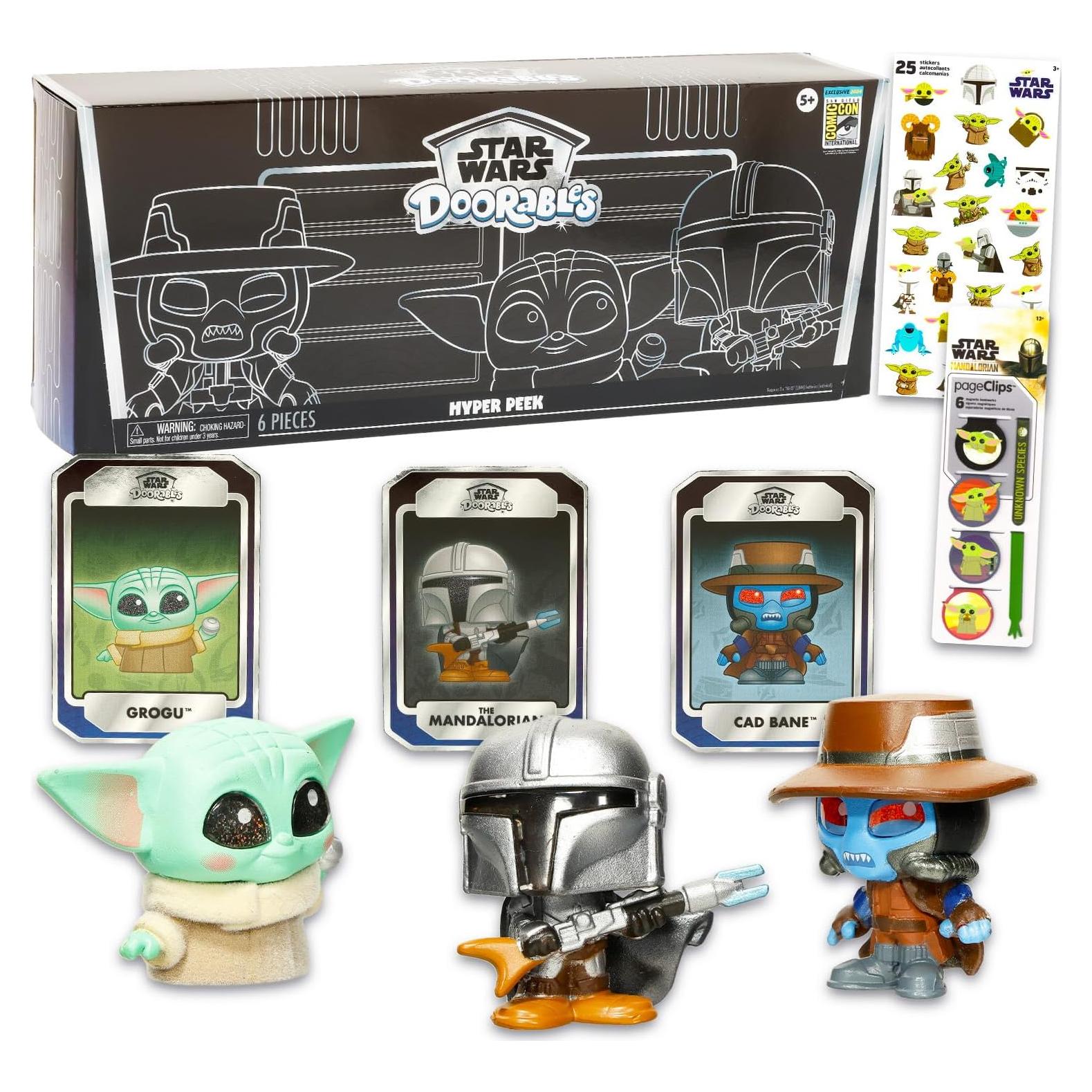 Star Wars Doorables Hyper Peek Set 2024 SDCC 3 Figuras Mini