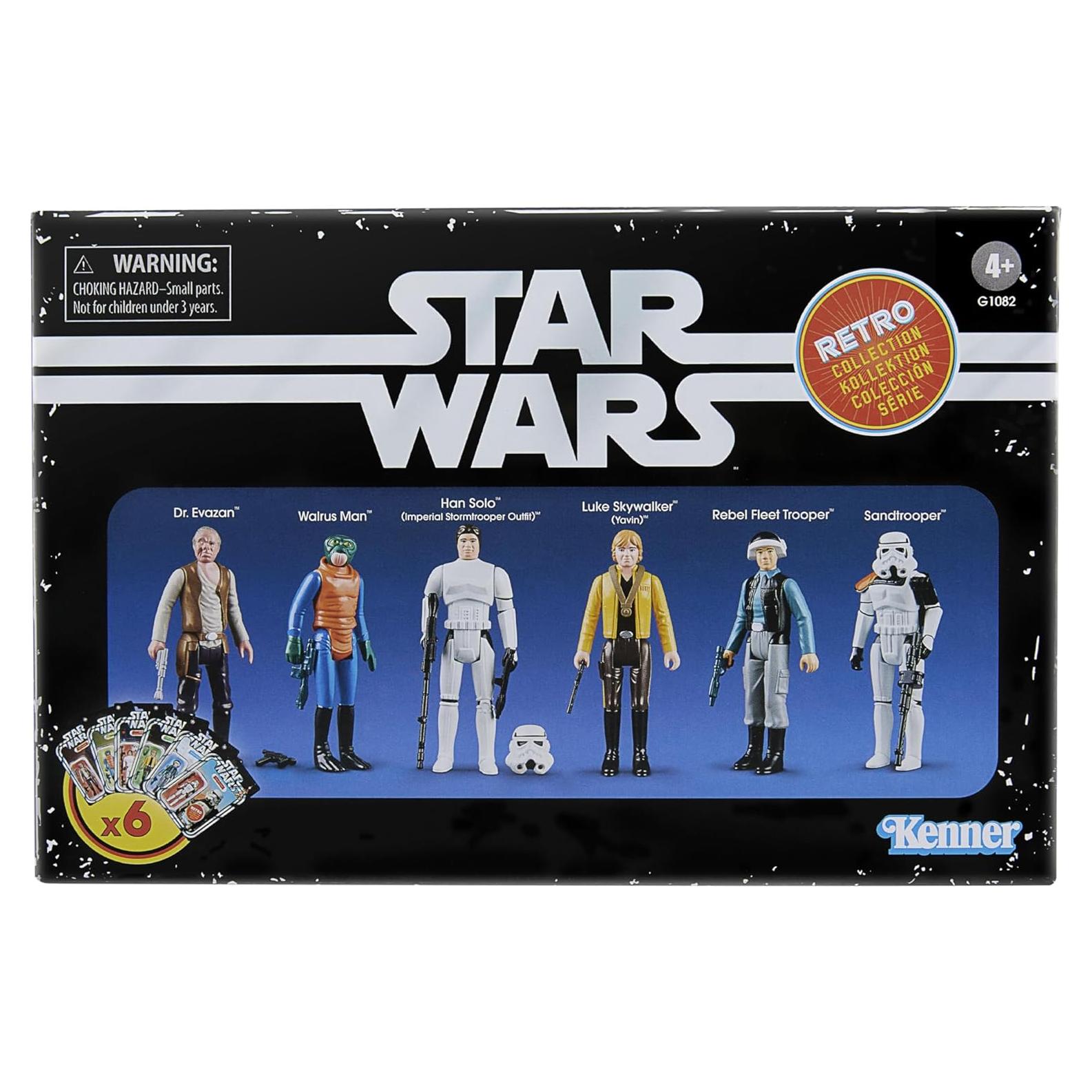 Multipack Figuras de Acción Star Wars Retro Hasbro 6-Pack 9.5 cm